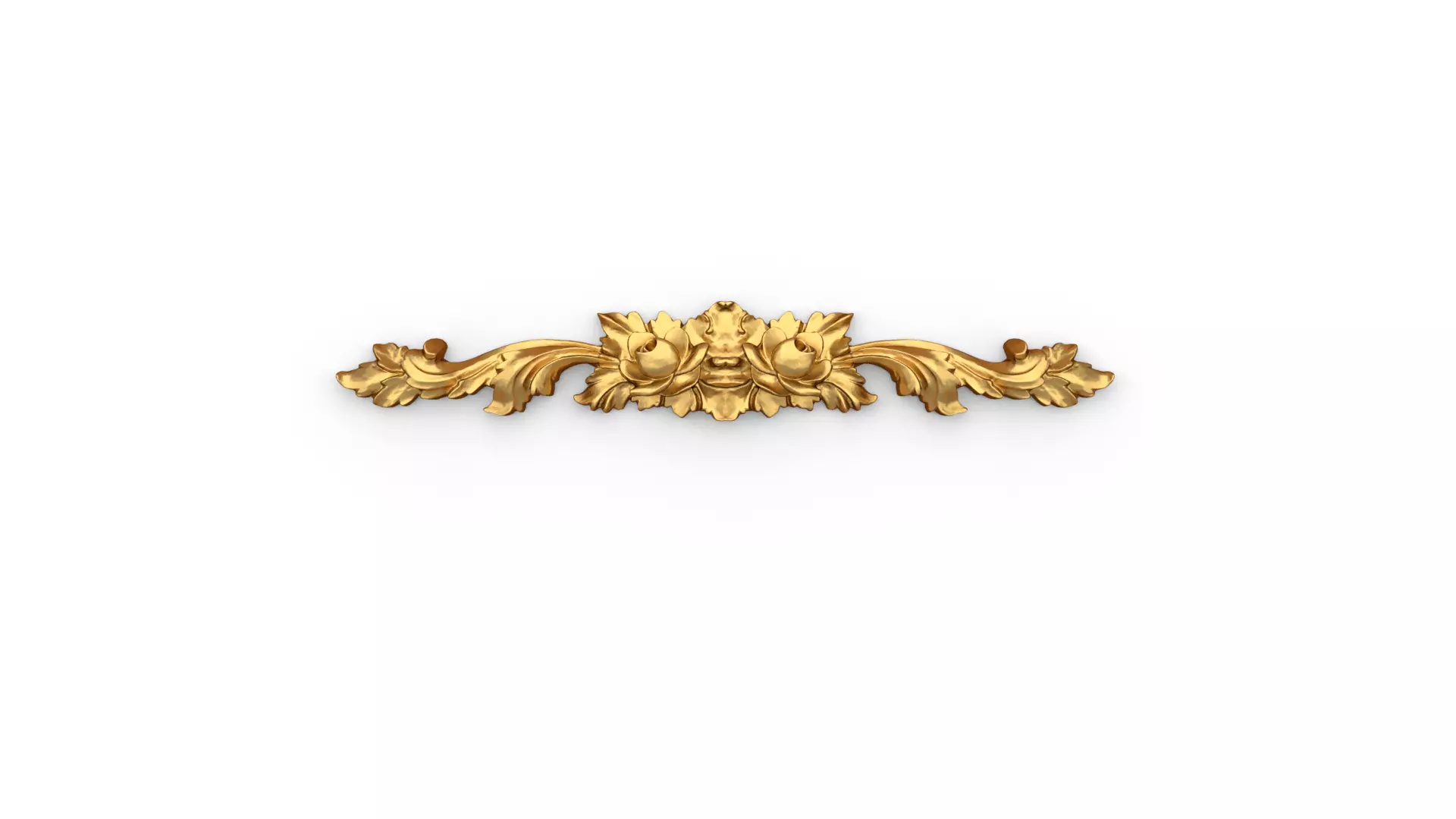 Classic carved decor ornament 354 3D model_0