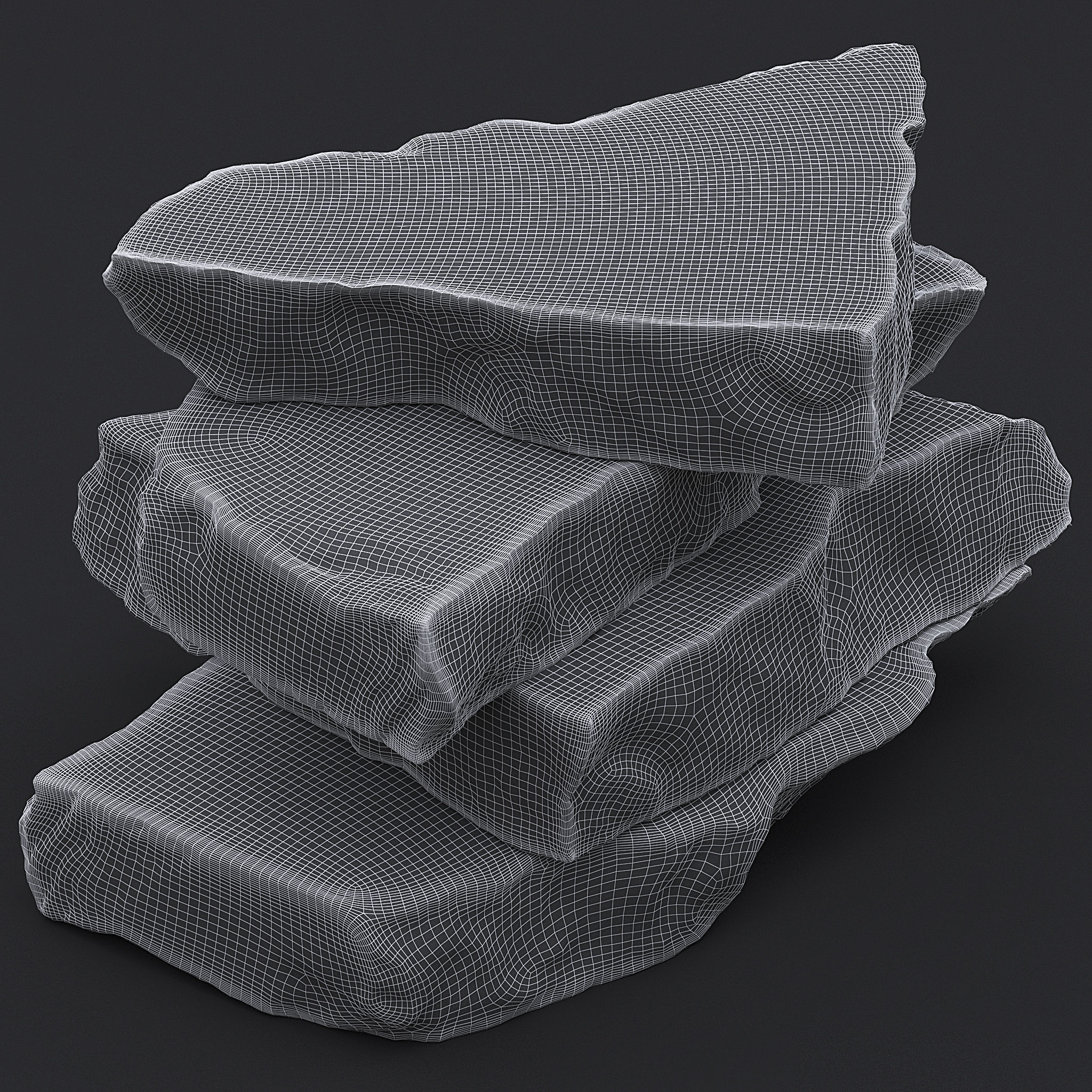 Stone IX 3D model_6