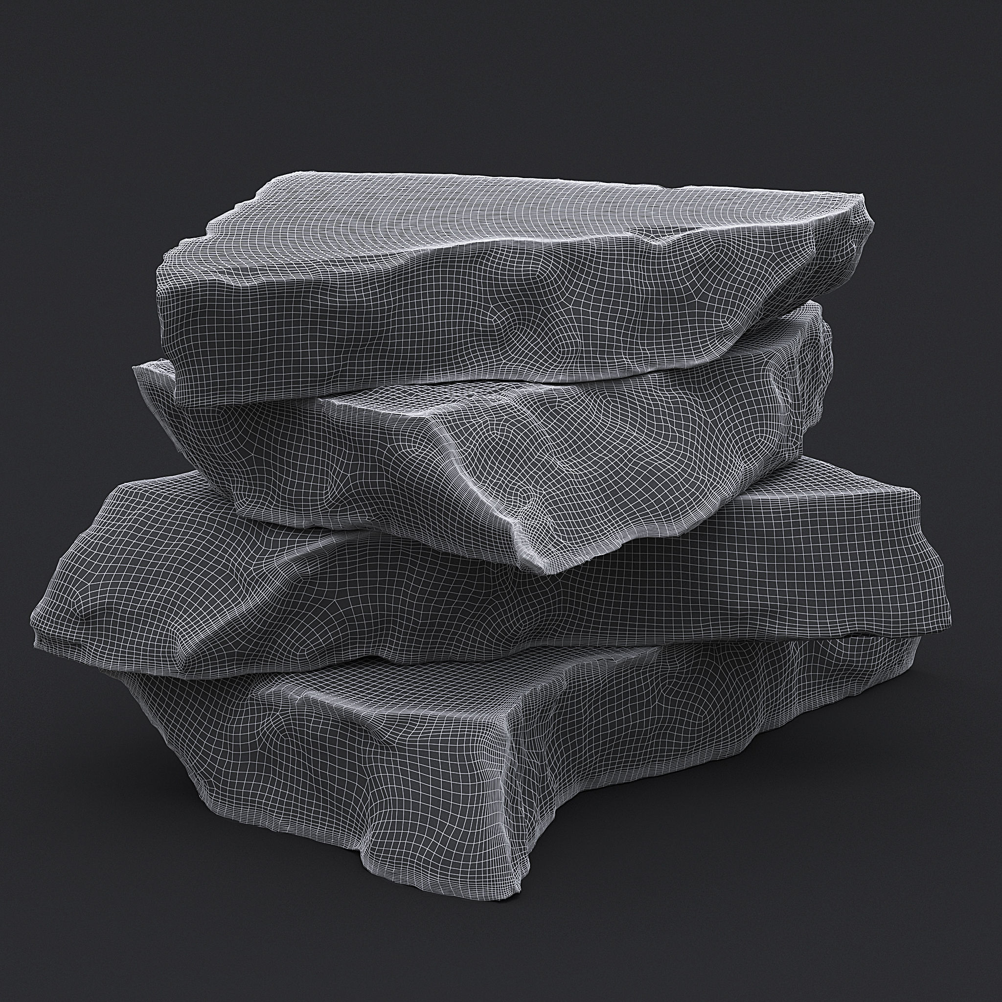 Stone IX 3D model_4