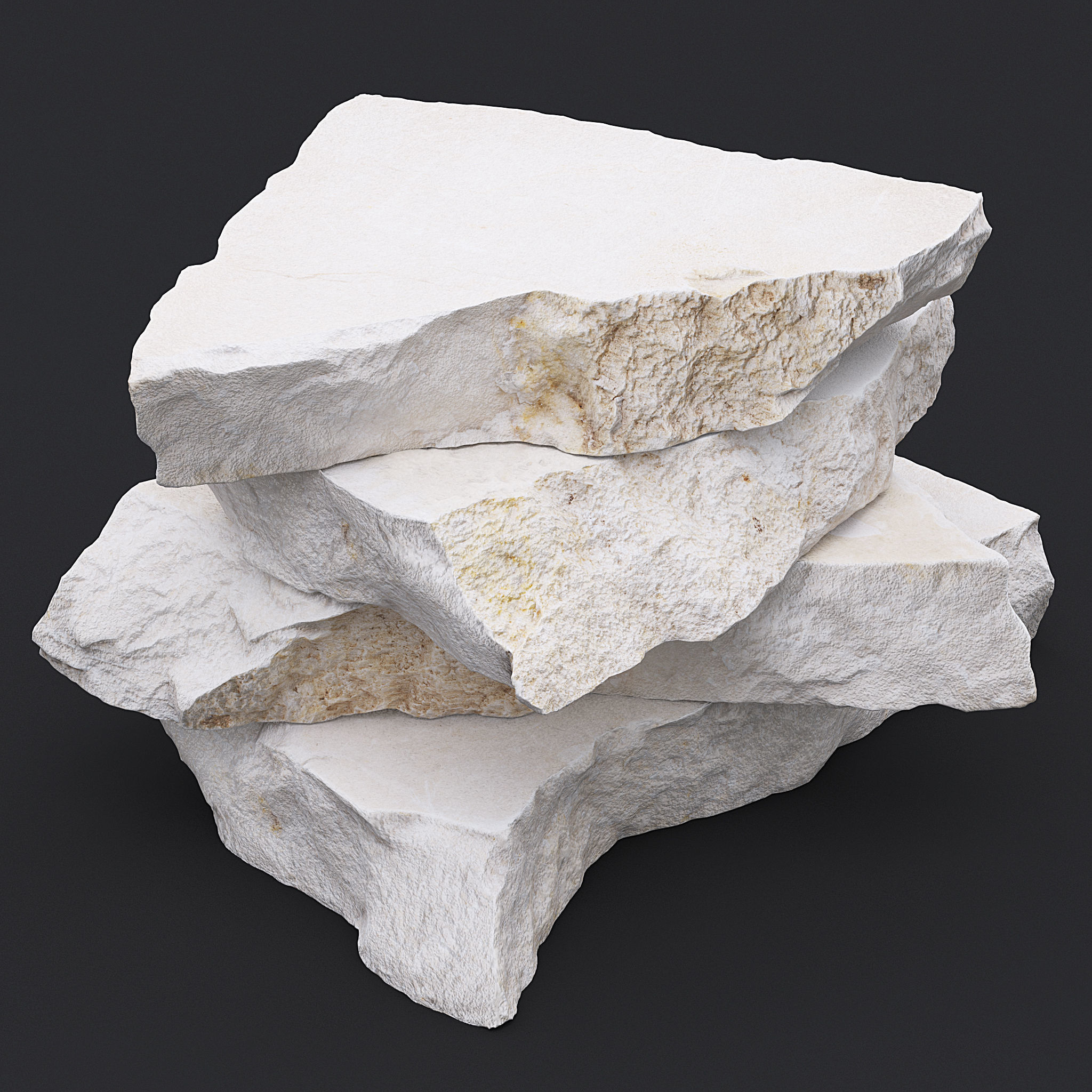 Stone IX 3D model_3