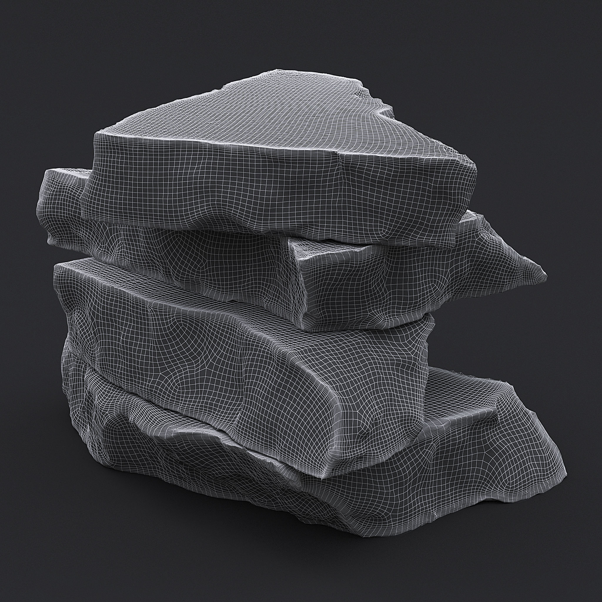 Stone IX 3D model_5