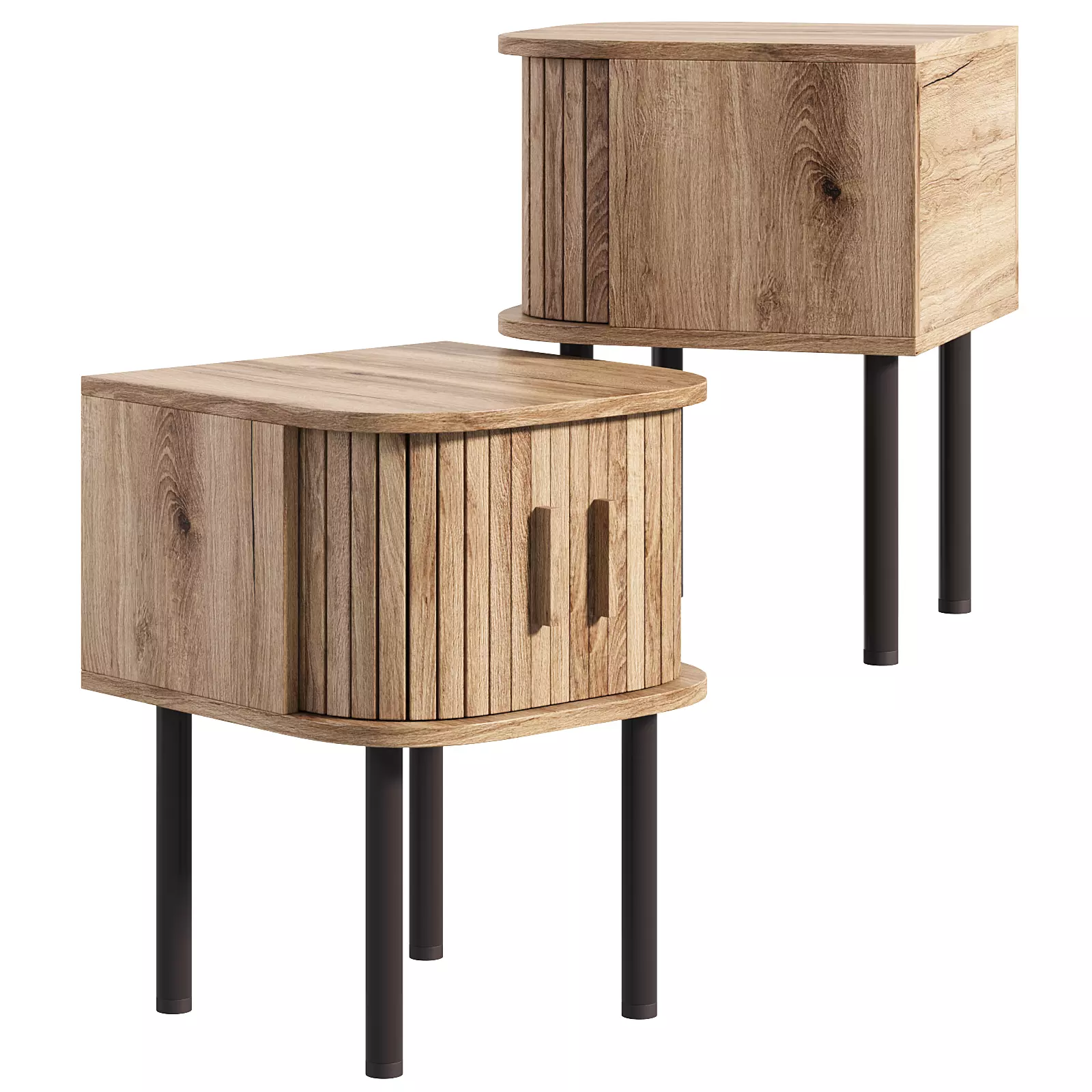 Bedside table Low-poly 3D model