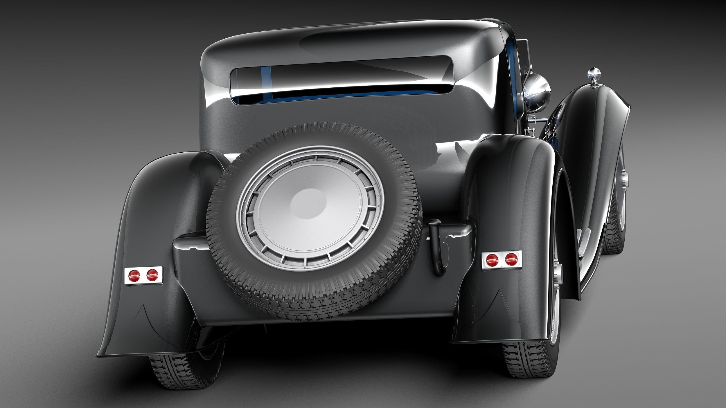 Bugatti Type 41 Royale Coupe Napoleon 3D model_5