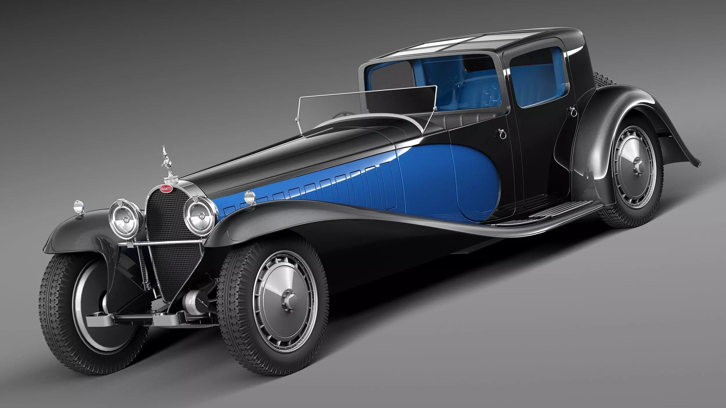 Bugatti Type 41 Royale Coupe Napoleon 3D model_0