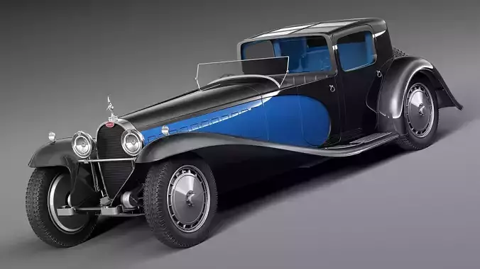 Bugatti Type 41 Royale Coupe Napoleon 3D model