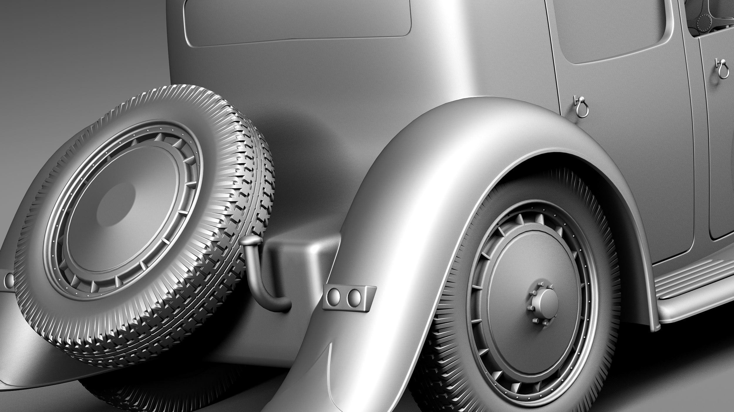 Bugatti Type 41 Royale Coupe Napoleon 3D model_11