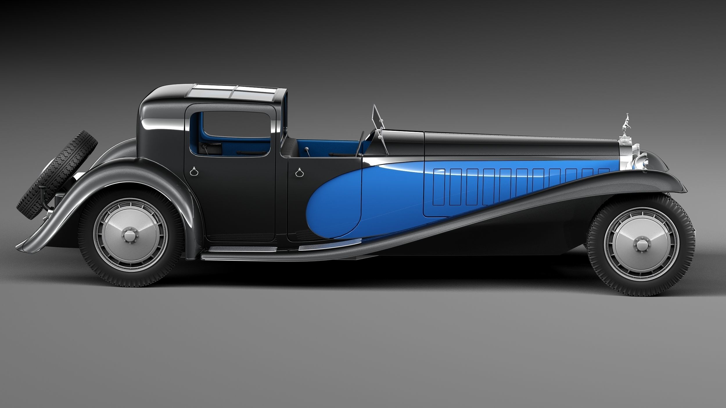 Bugatti Type 41 Royale Coupe Napoleon 3D model_6