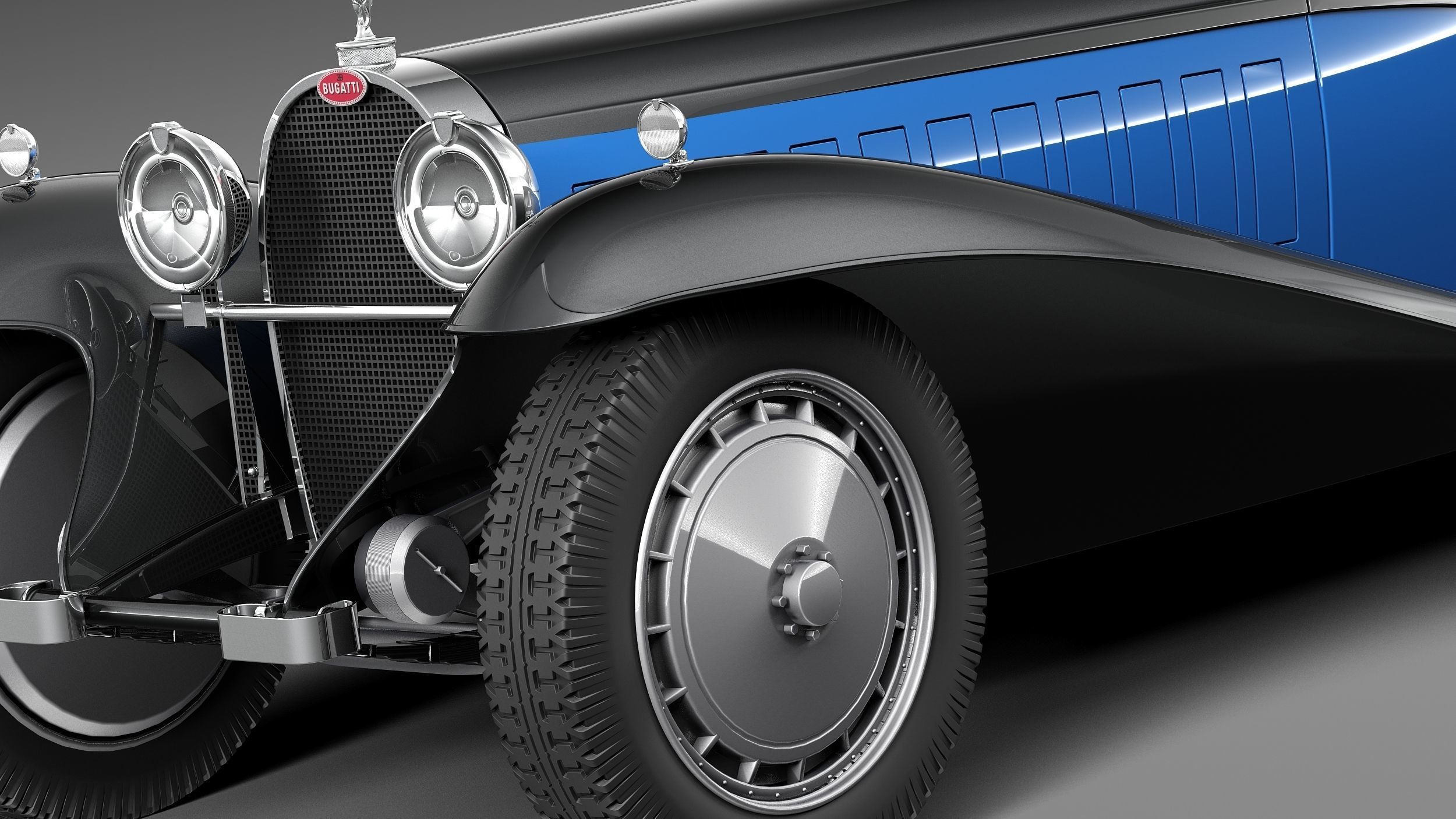 Bugatti Type 41 Royale Coupe Napoleon 3D model_2