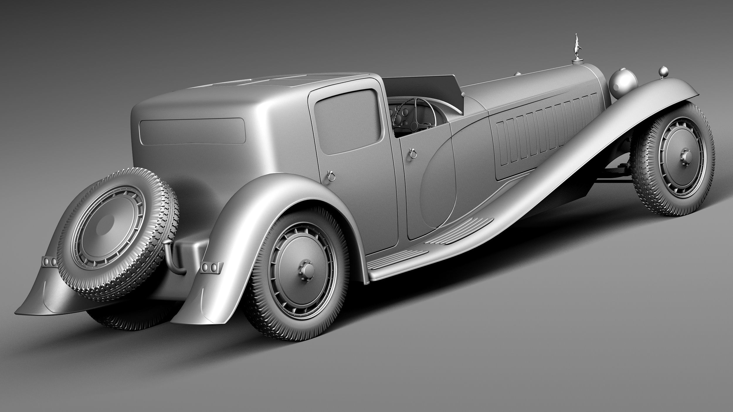 Bugatti Type 41 Royale Coupe Napoleon 3D model_12