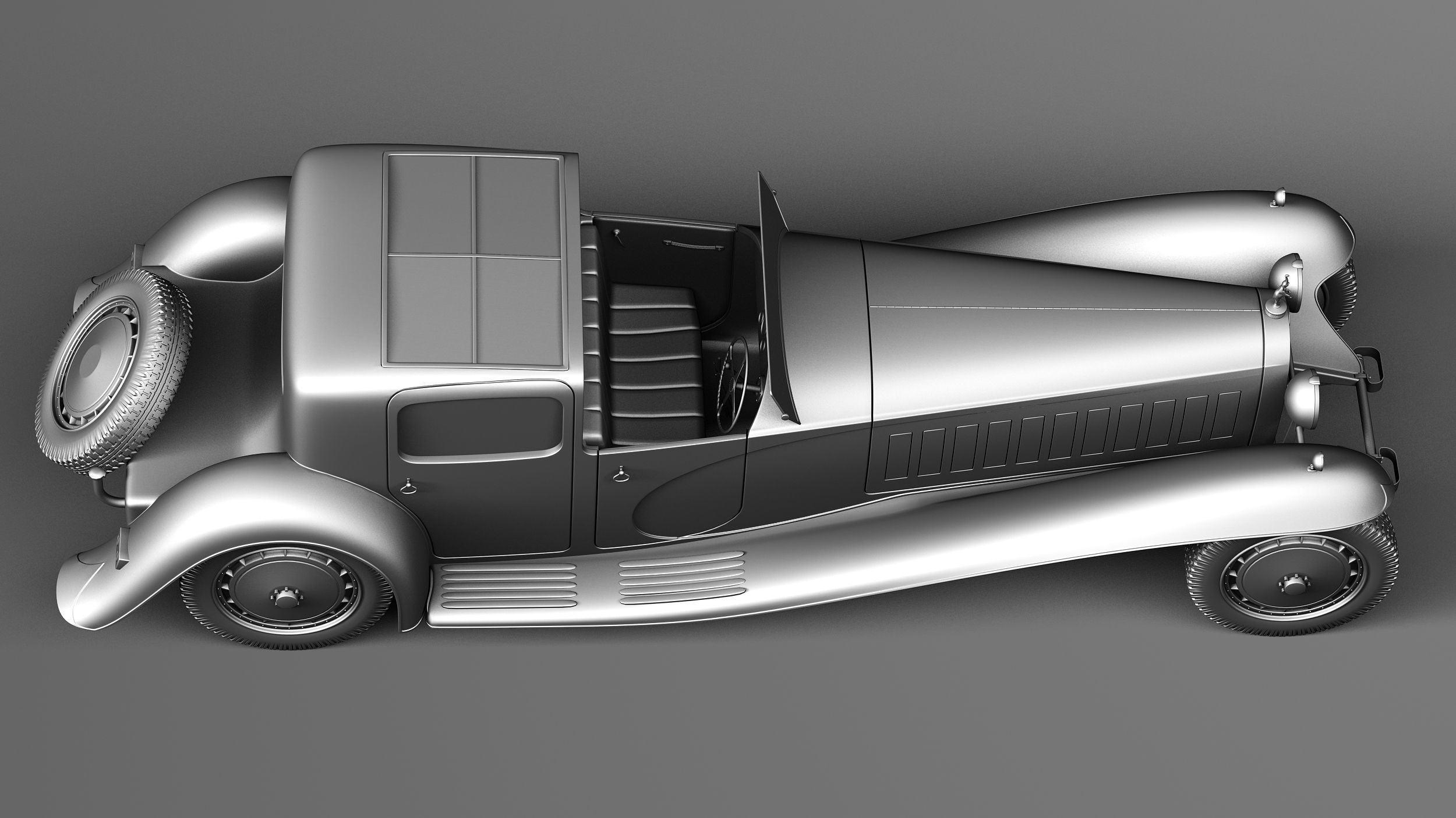 Bugatti Type 41 Royale Coupe Napoleon 3D model_15