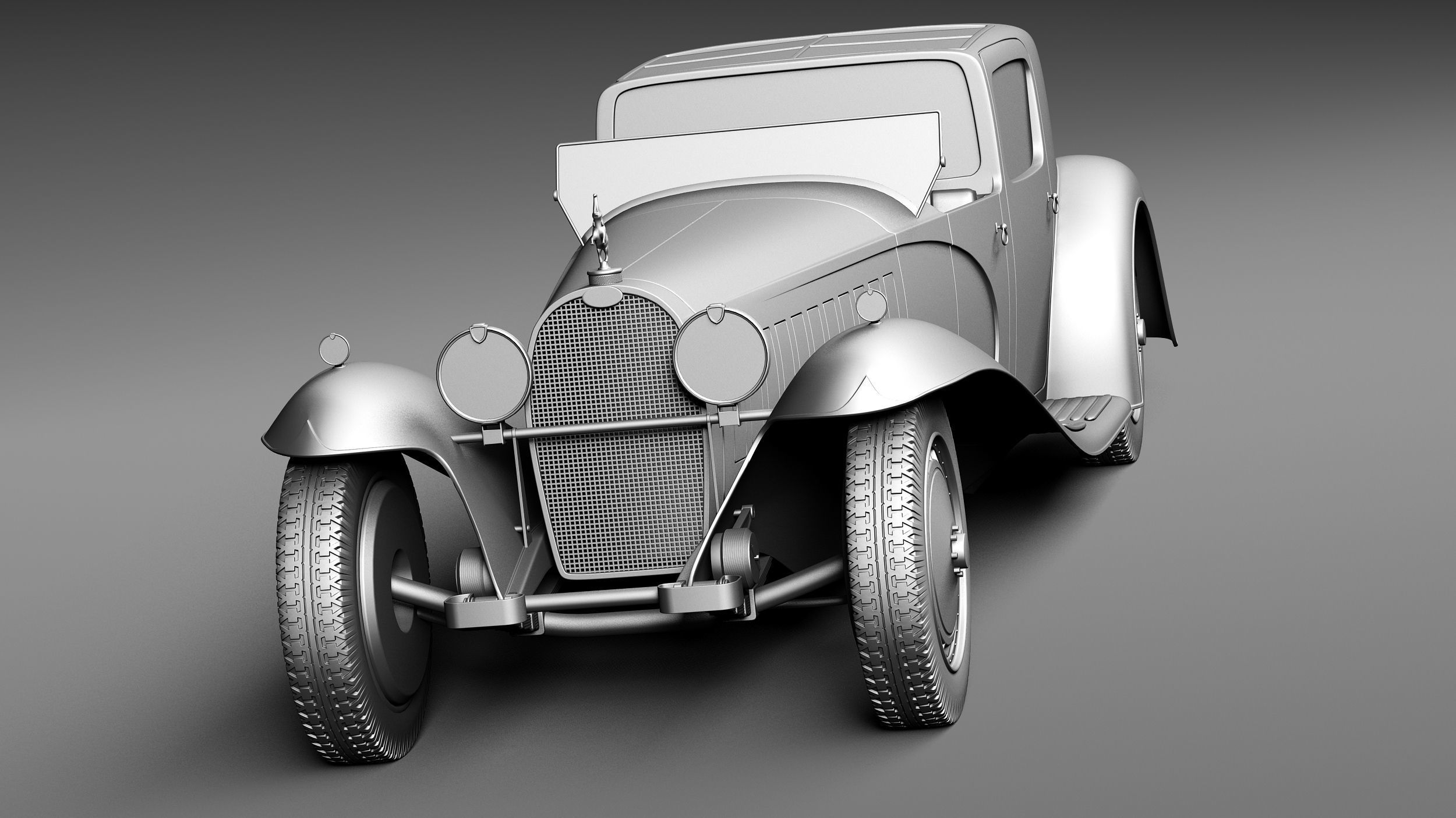 Bugatti Type 41 Royale Coupe Napoleon 3D model_9
