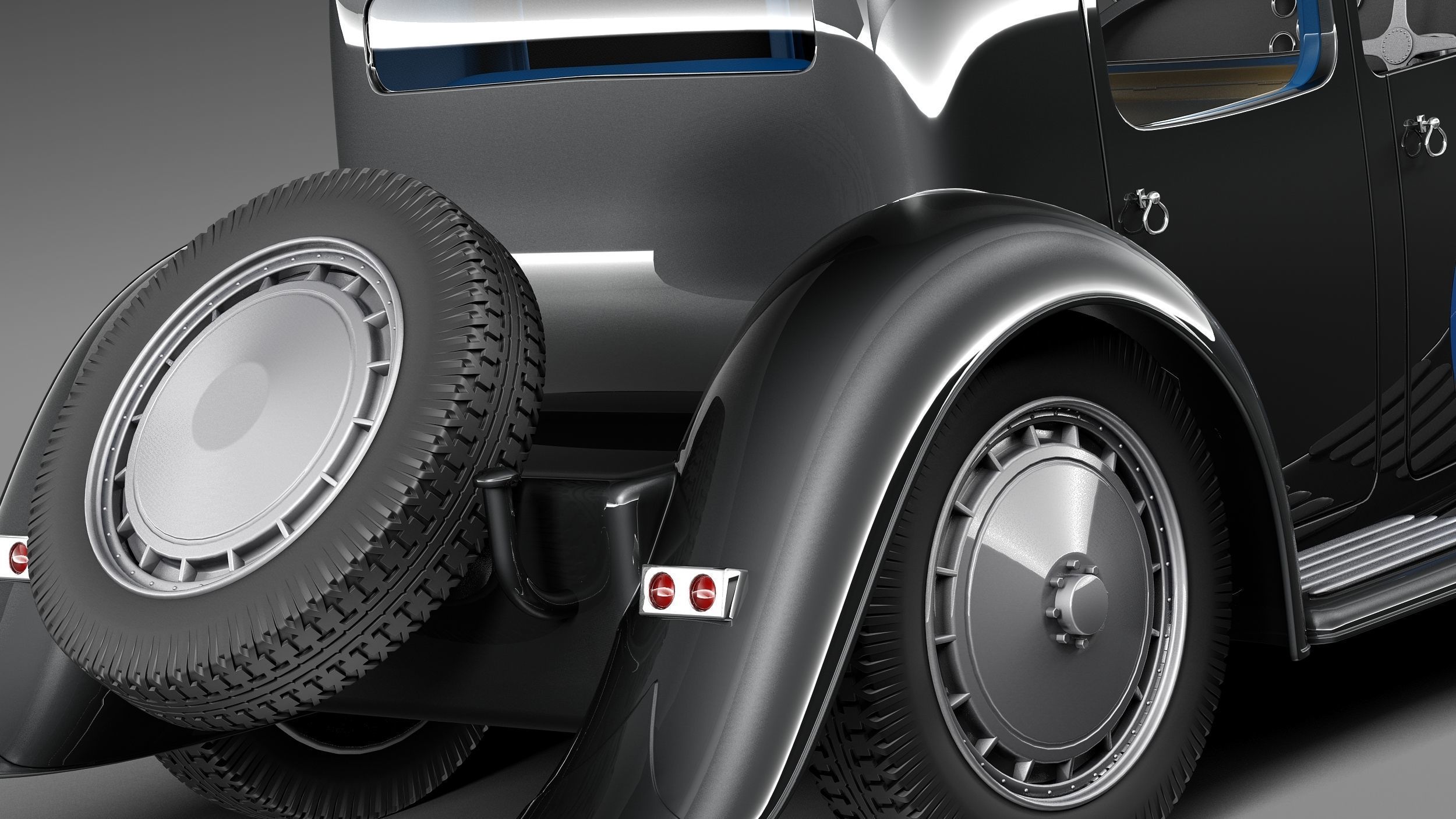 Bugatti Type 41 Royale Coupe Napoleon 3D model_3