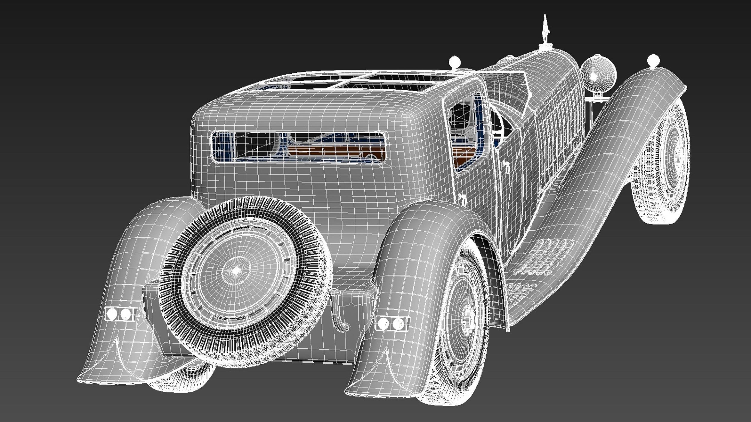 Bugatti Type 41 Royale Coupe Napoleon 3D model_17