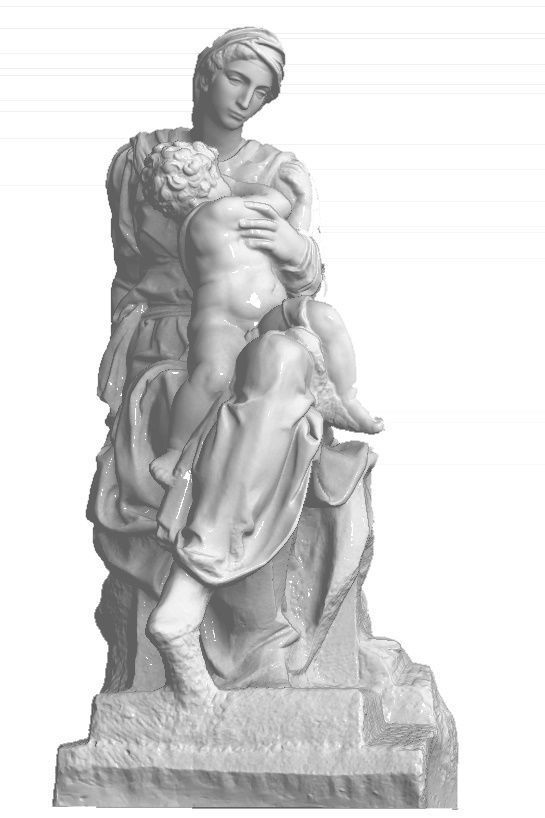 MICHELANGELO MADONNA MEDICI  3D print model_4