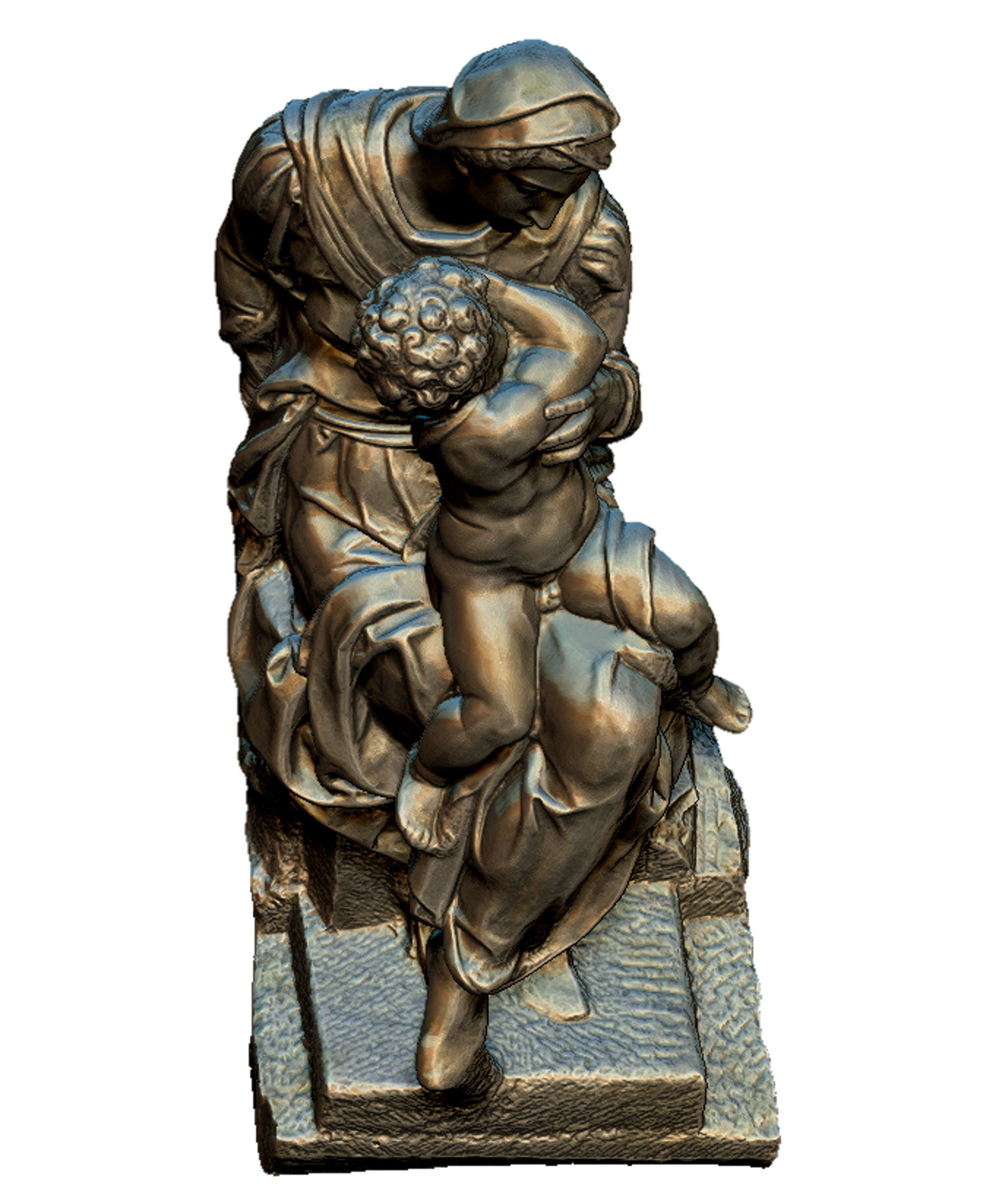 MICHELANGELO MADONNA MEDICI  3D print model_2