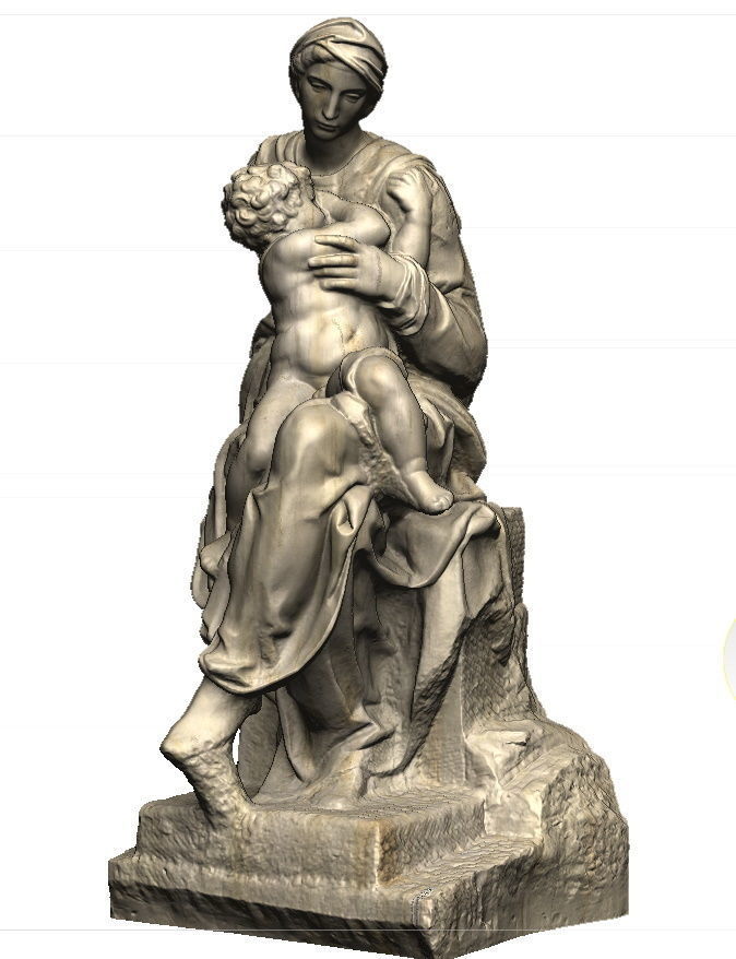 MICHELANGELO MADONNA MEDICI  3D print model_6