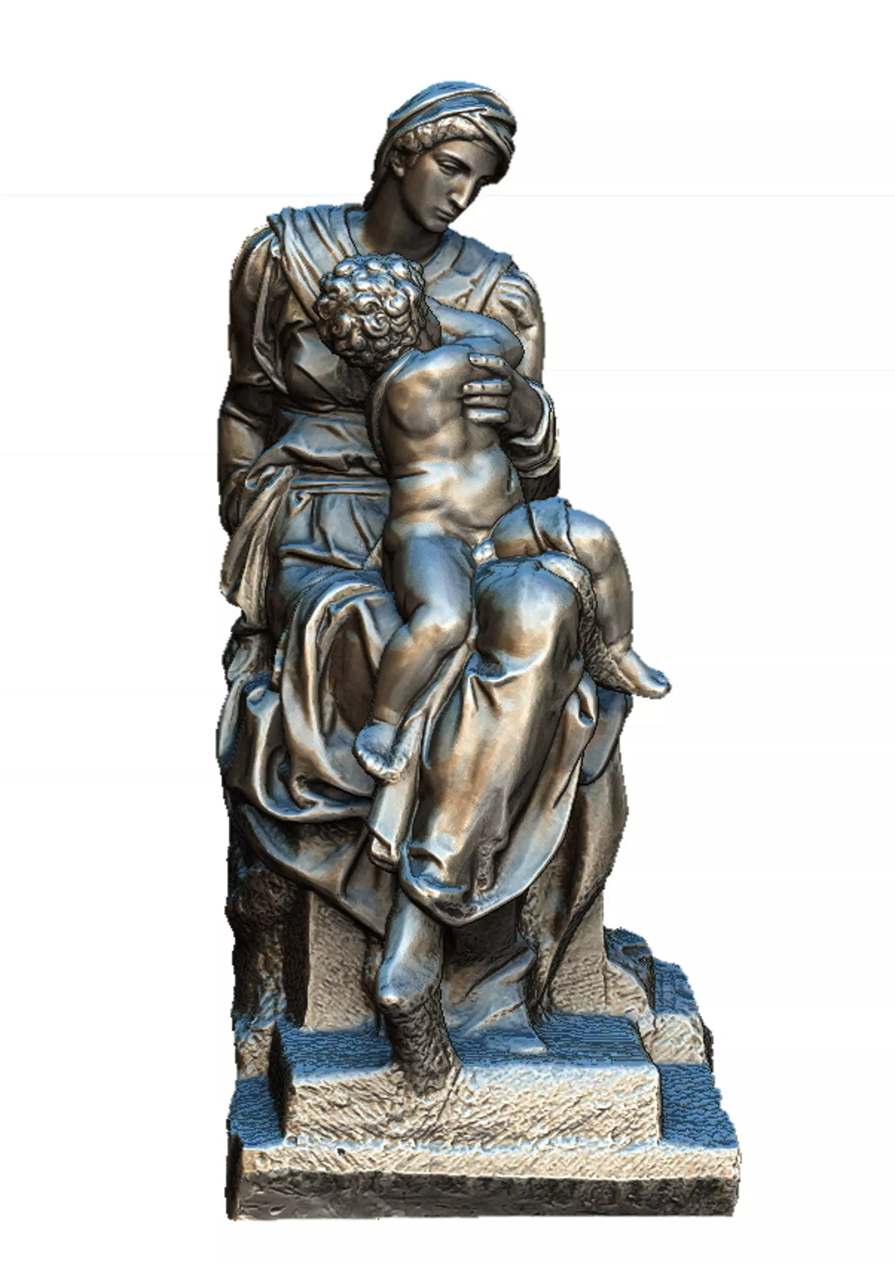 MICHELANGELO MADONNA MEDICI  3D print model_0