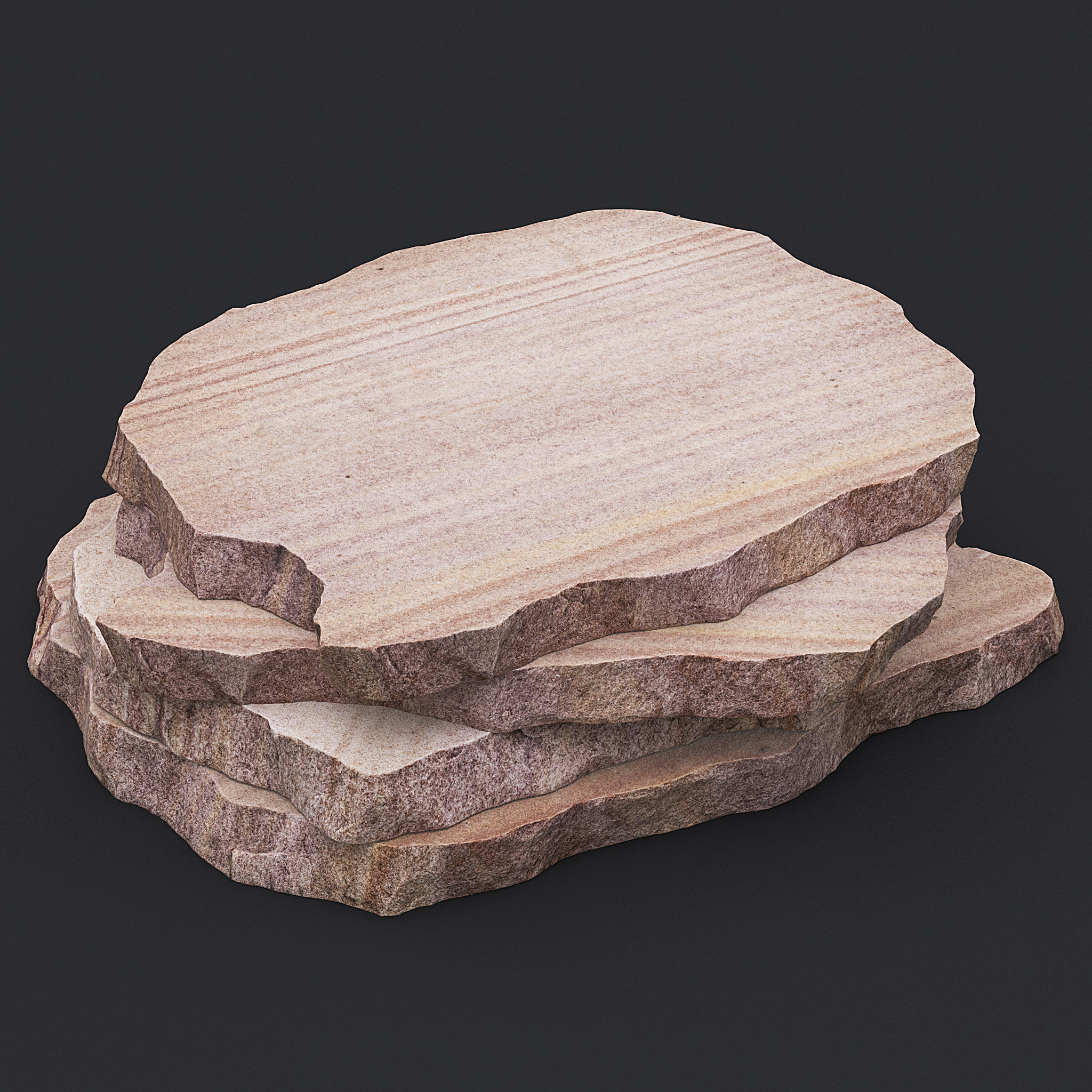 Stone VIII 3D model_2