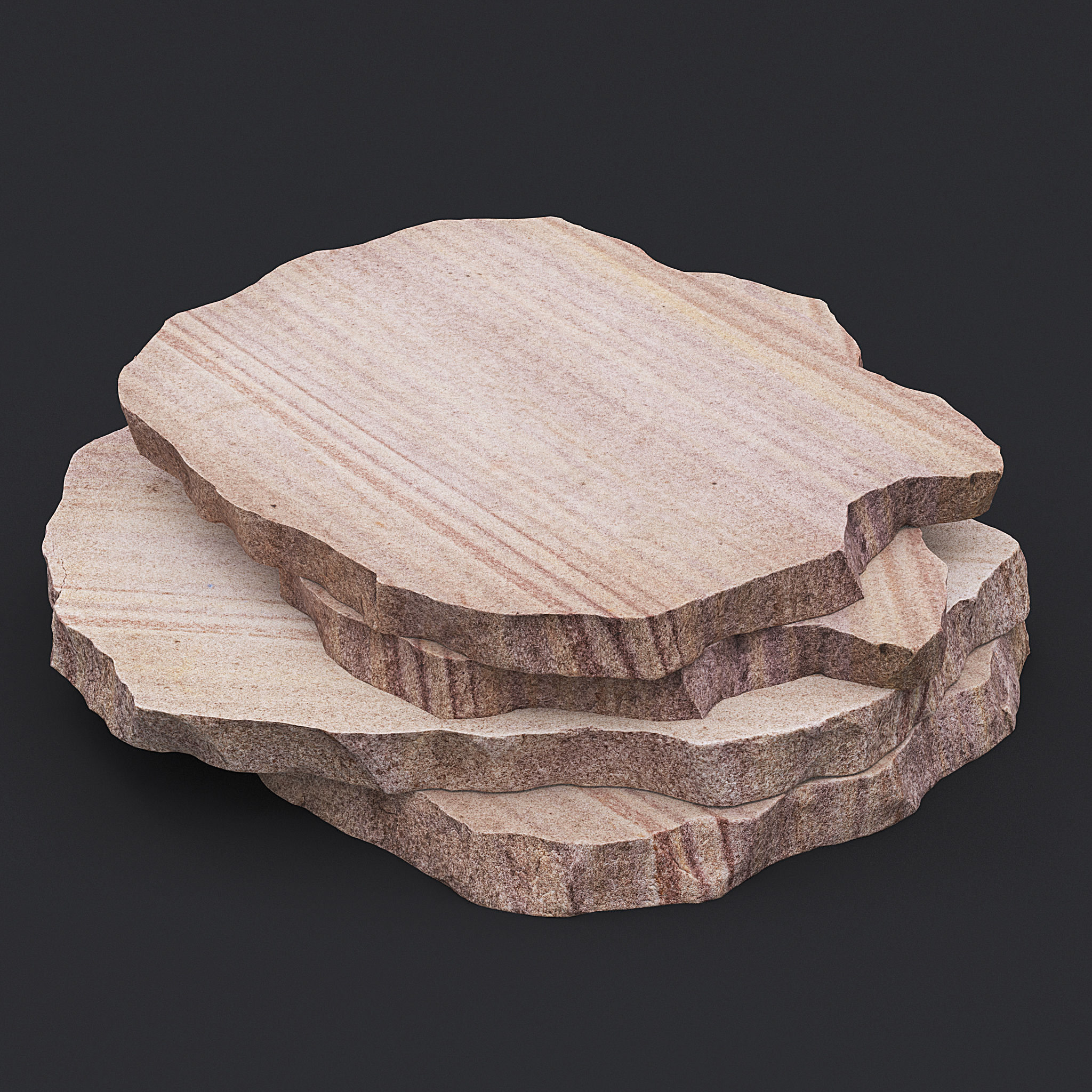 Stone VIII 3D model_3