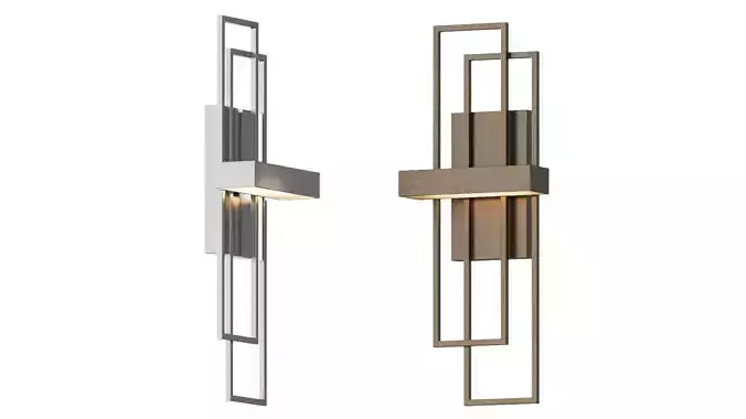 Light Led Dimmable Armed Sconce AllModern 3D model