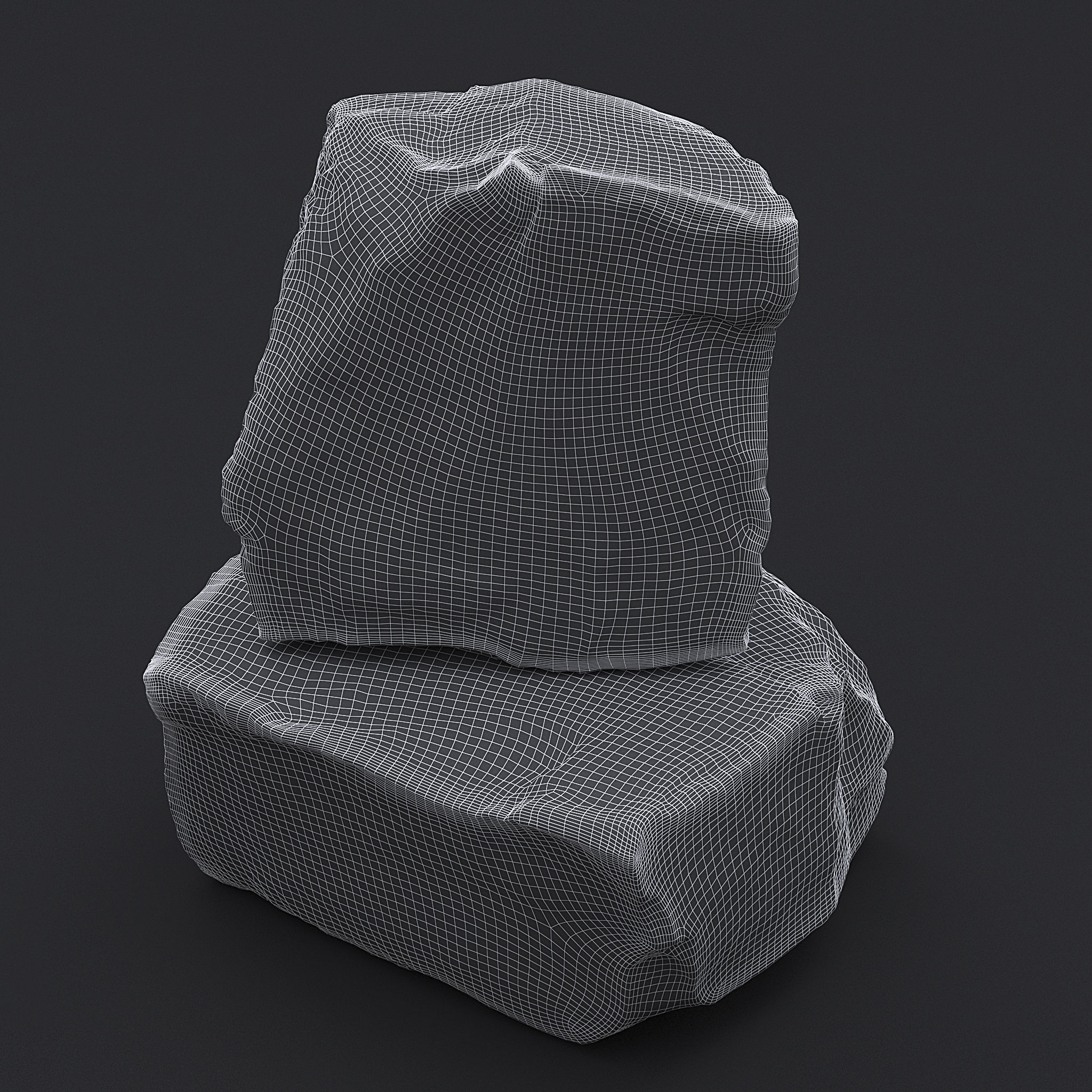 Stone VII 3D model_7