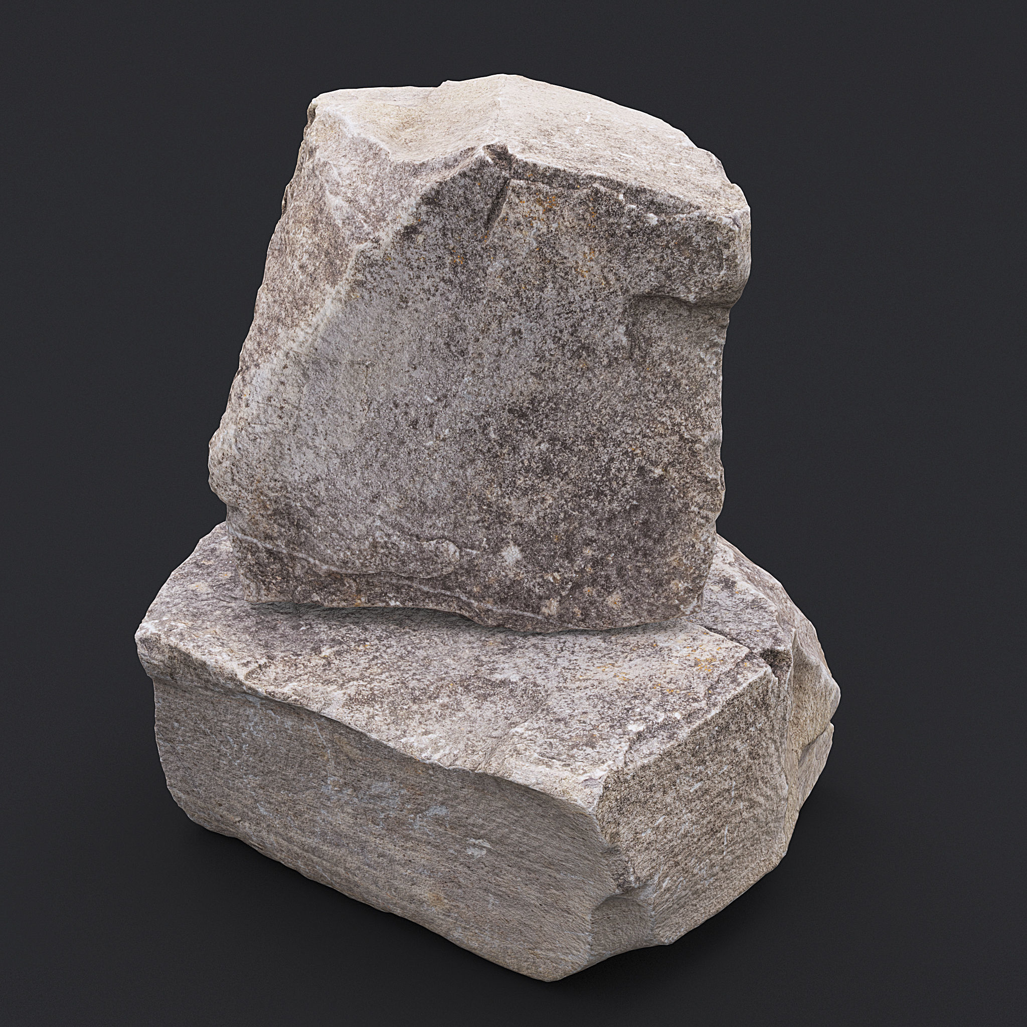 Stone VII 3D model_3
