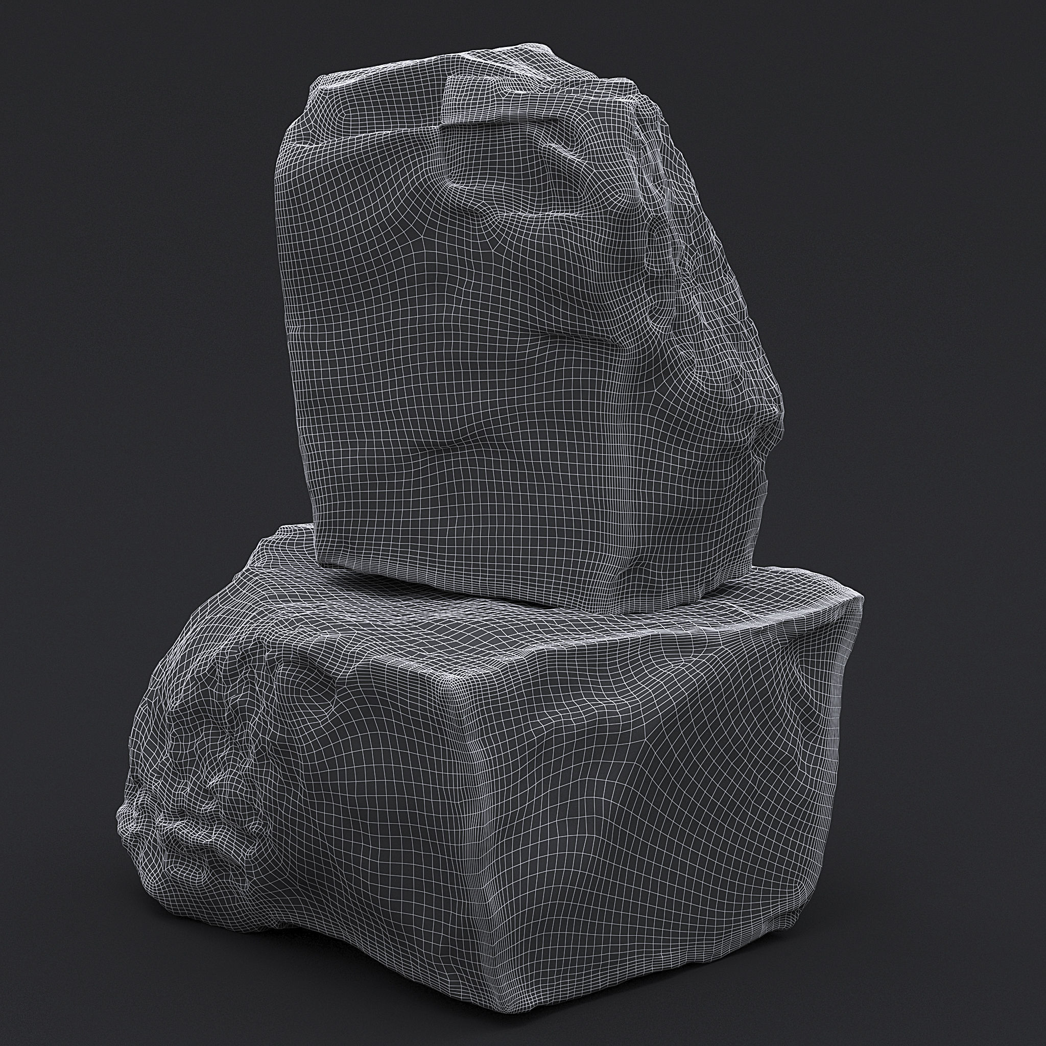 Stone VII 3D model_5