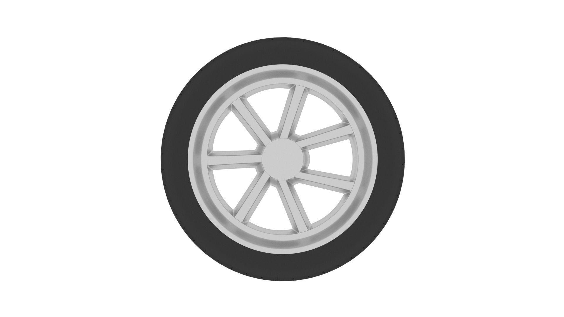 Car Tire 3D model_14