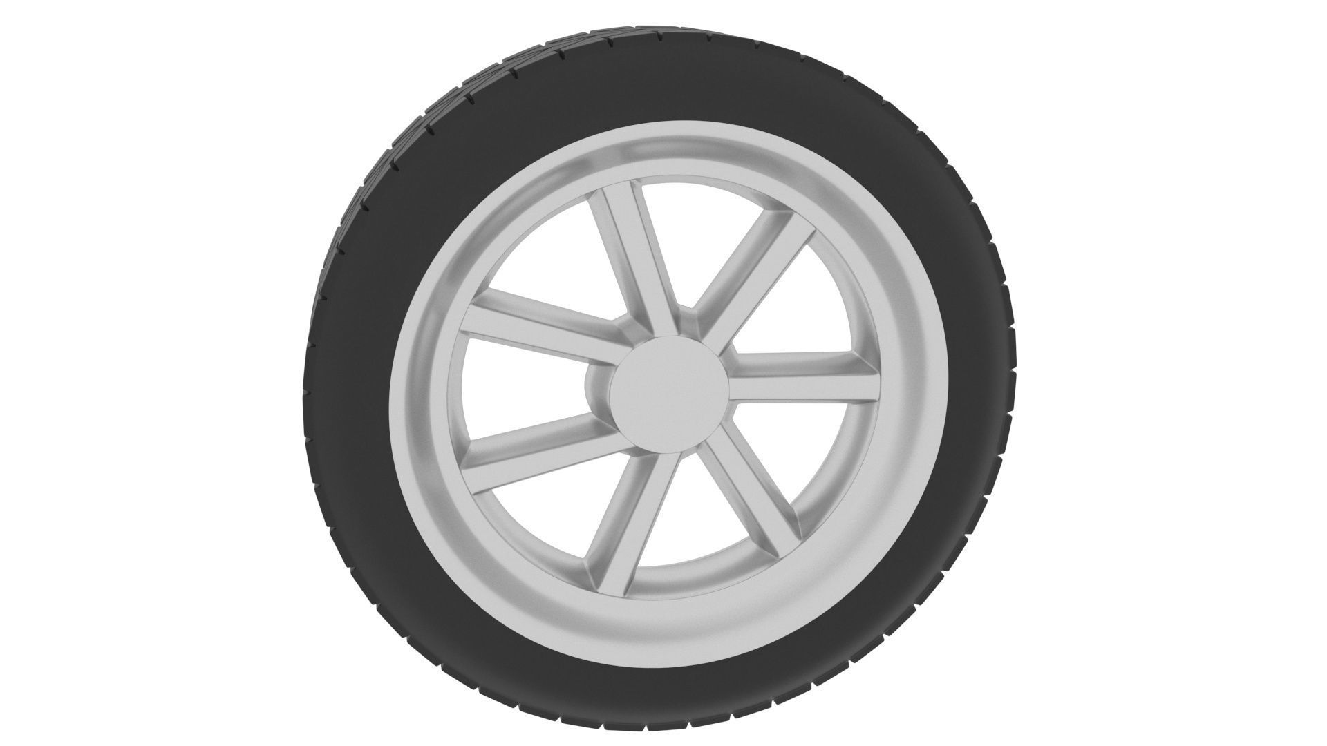 Car Tire 3D model_11
