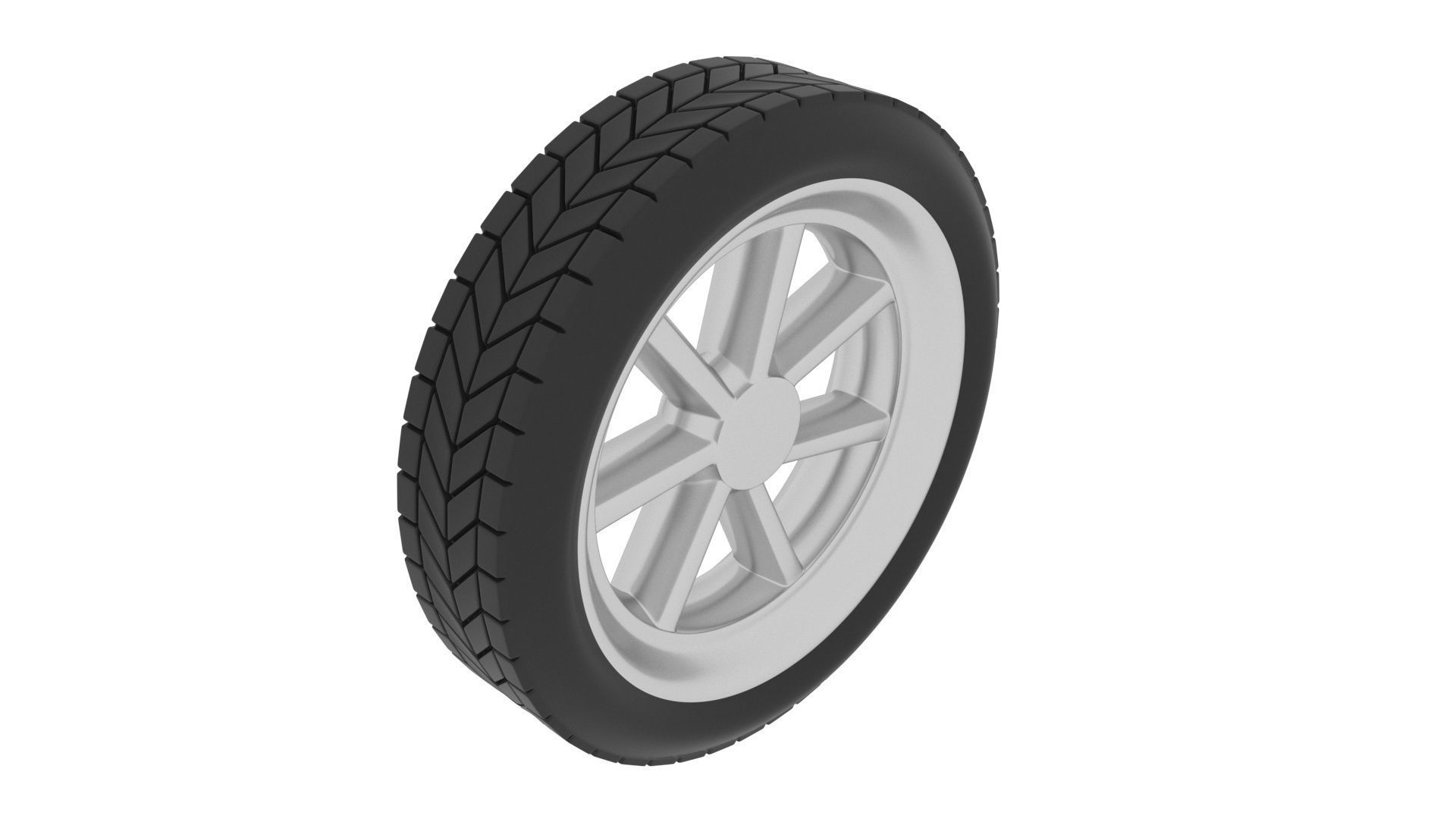 Car Tire 3D model_9