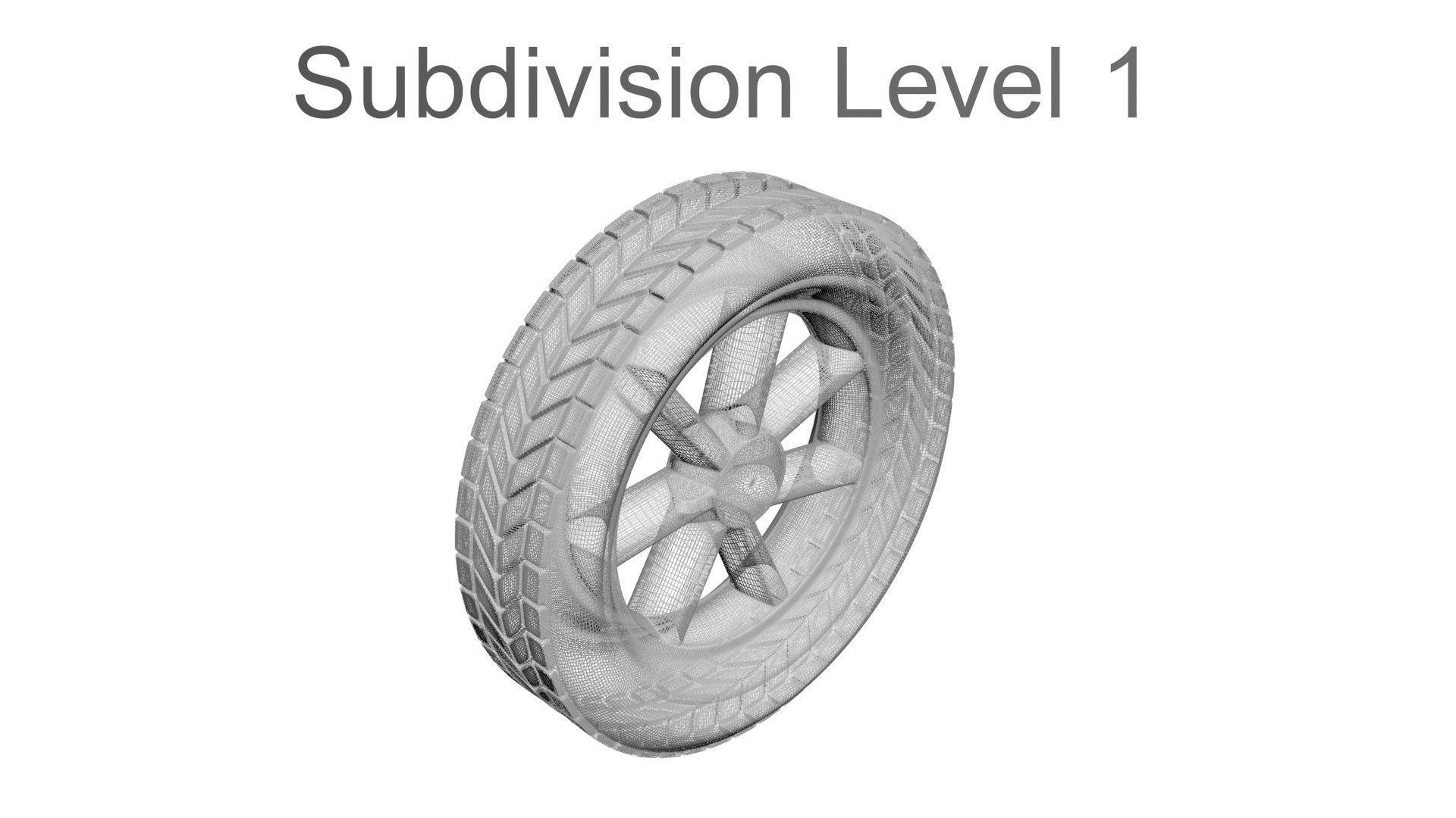 Car Tire 3D model_23