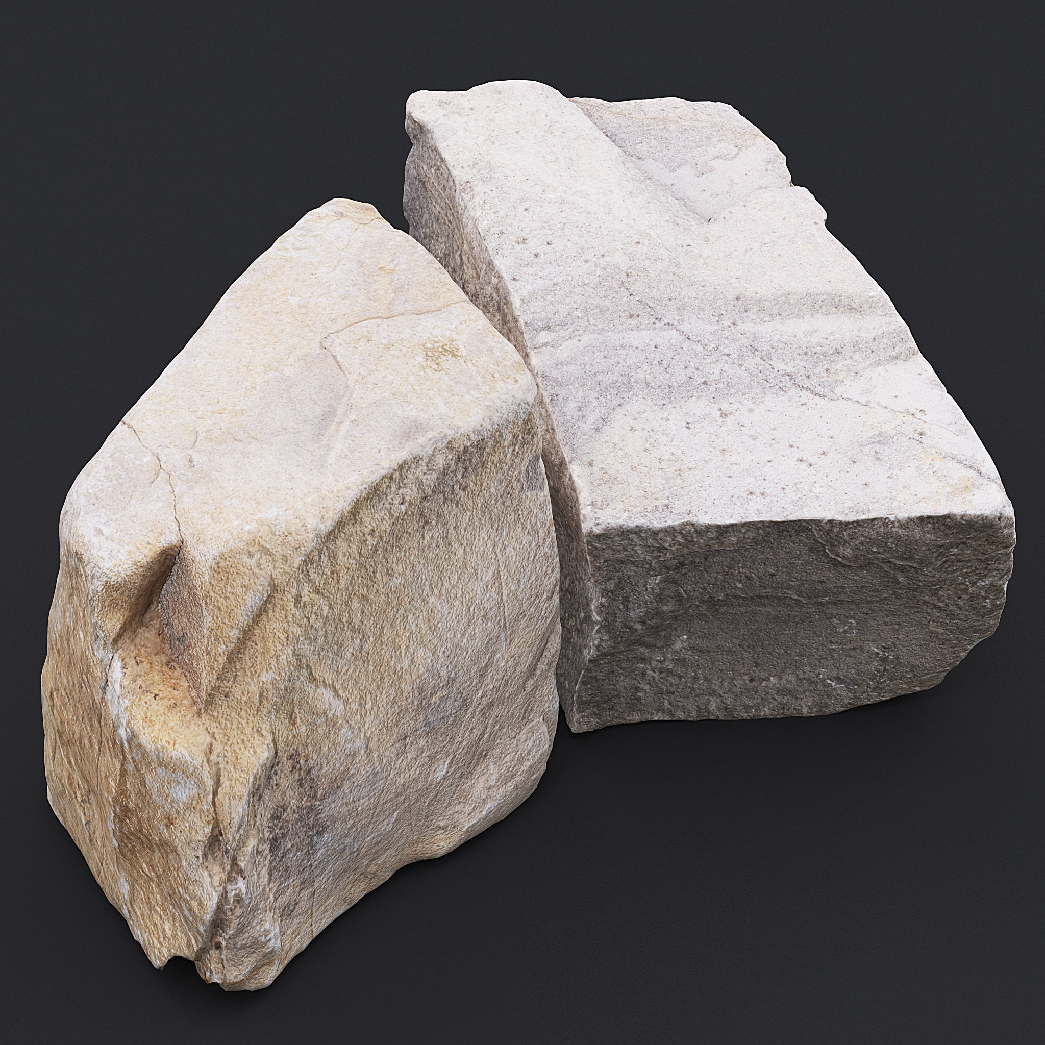 Stone VI 3D model_3