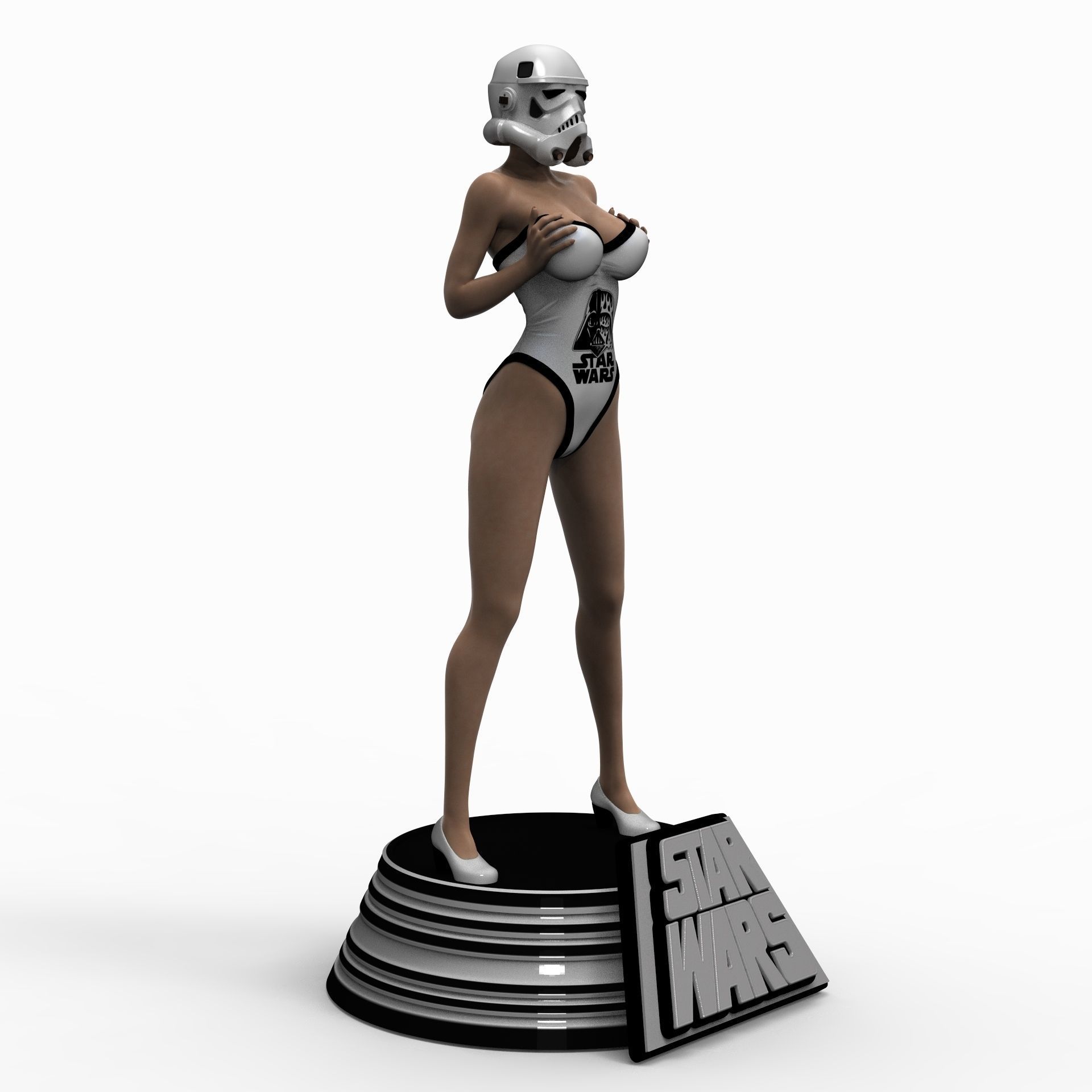 Stormtrooper from star wars 3D print model_3