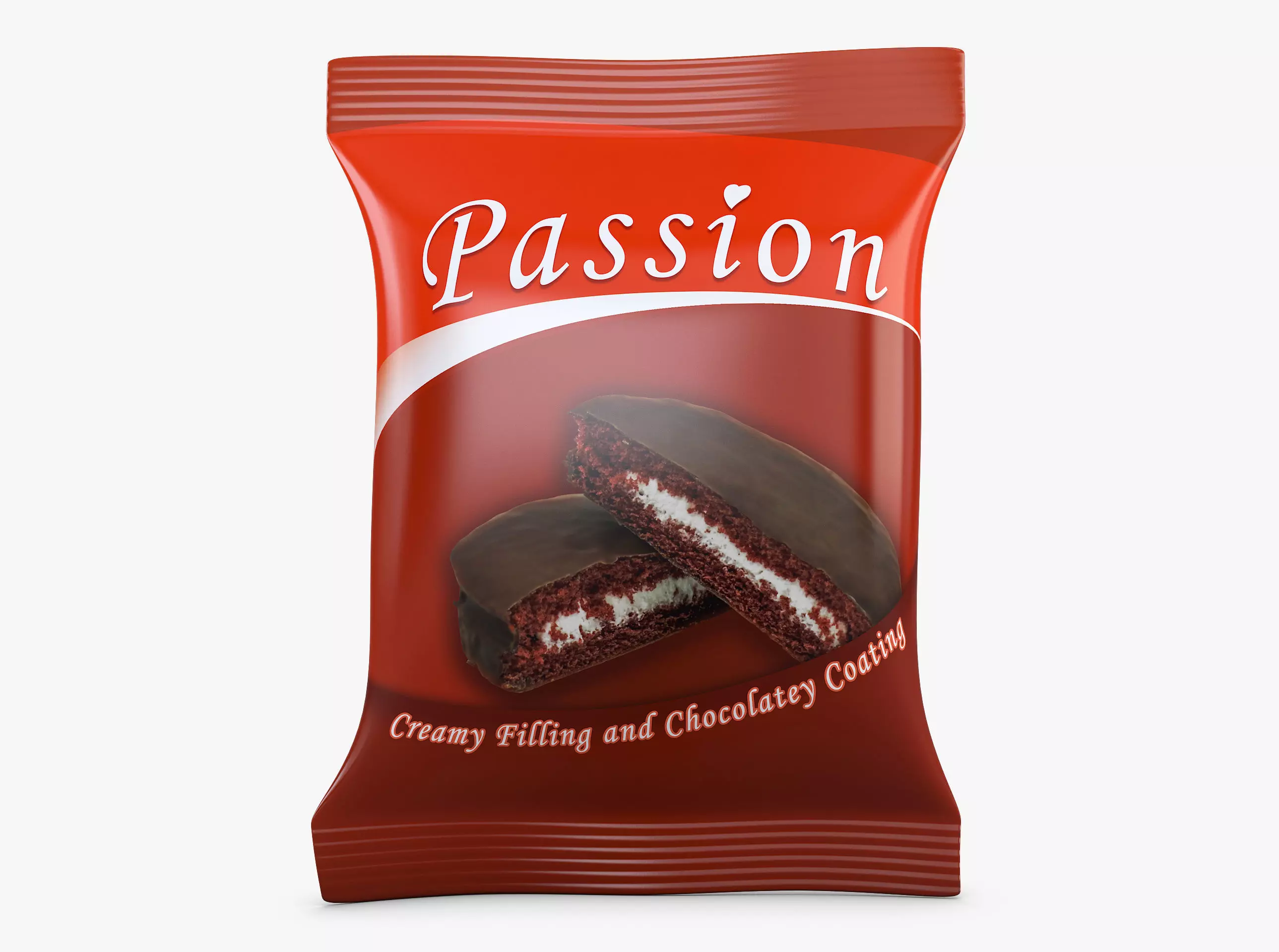 Cake Packaging Passion Simple M 1 3D model_0