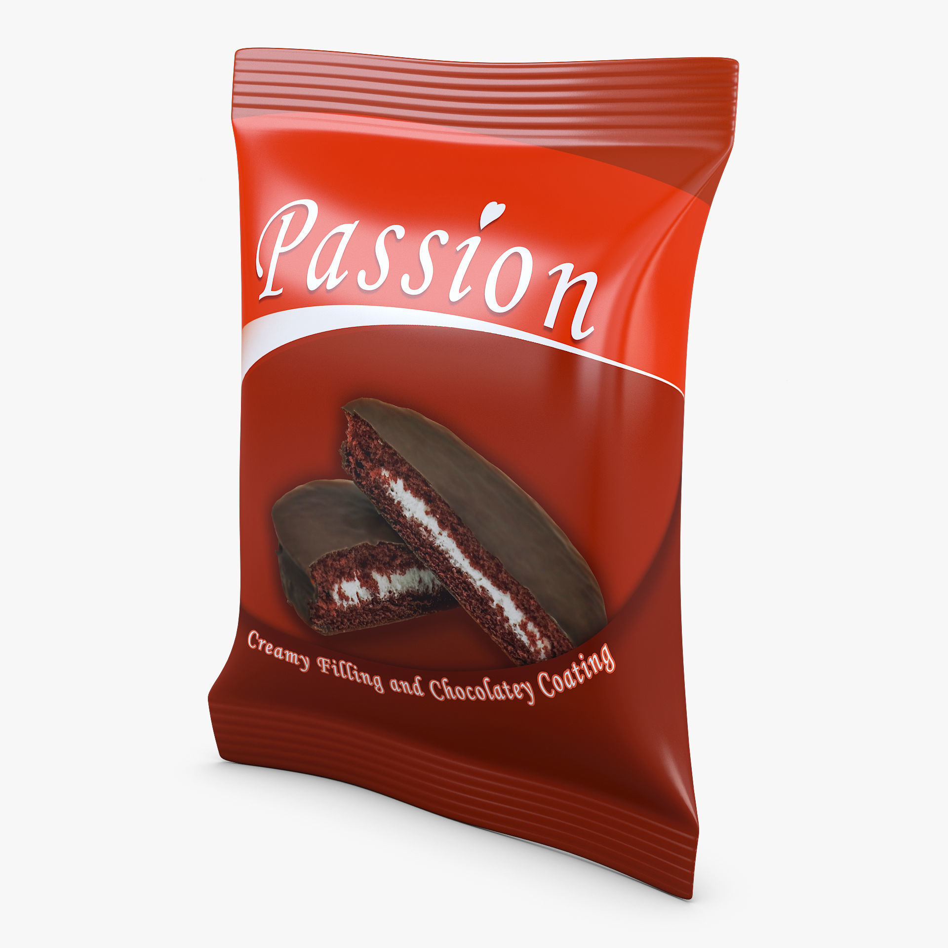 Cake Packaging Passion Simple M 1 3D model_1