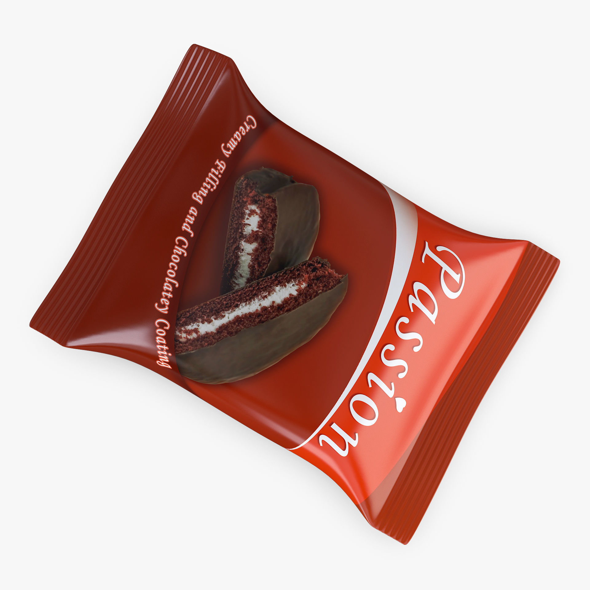 Cake Packaging Passion Simple M 1 3D model_5