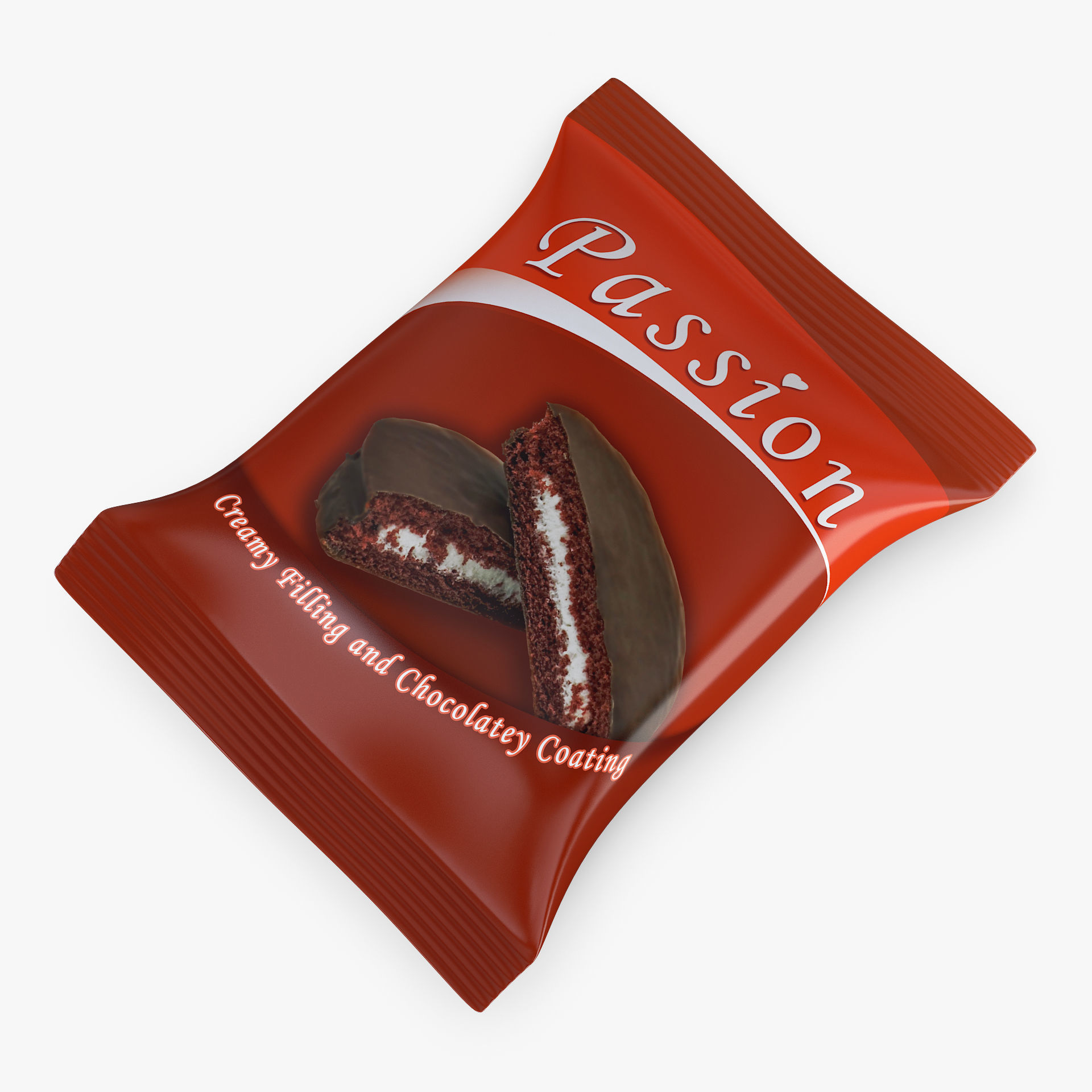 Cake Packaging Passion Simple M 1 3D model_4