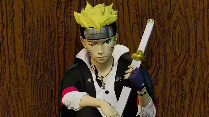  Figurine Boruto Uzumaki Two blue Vortex
