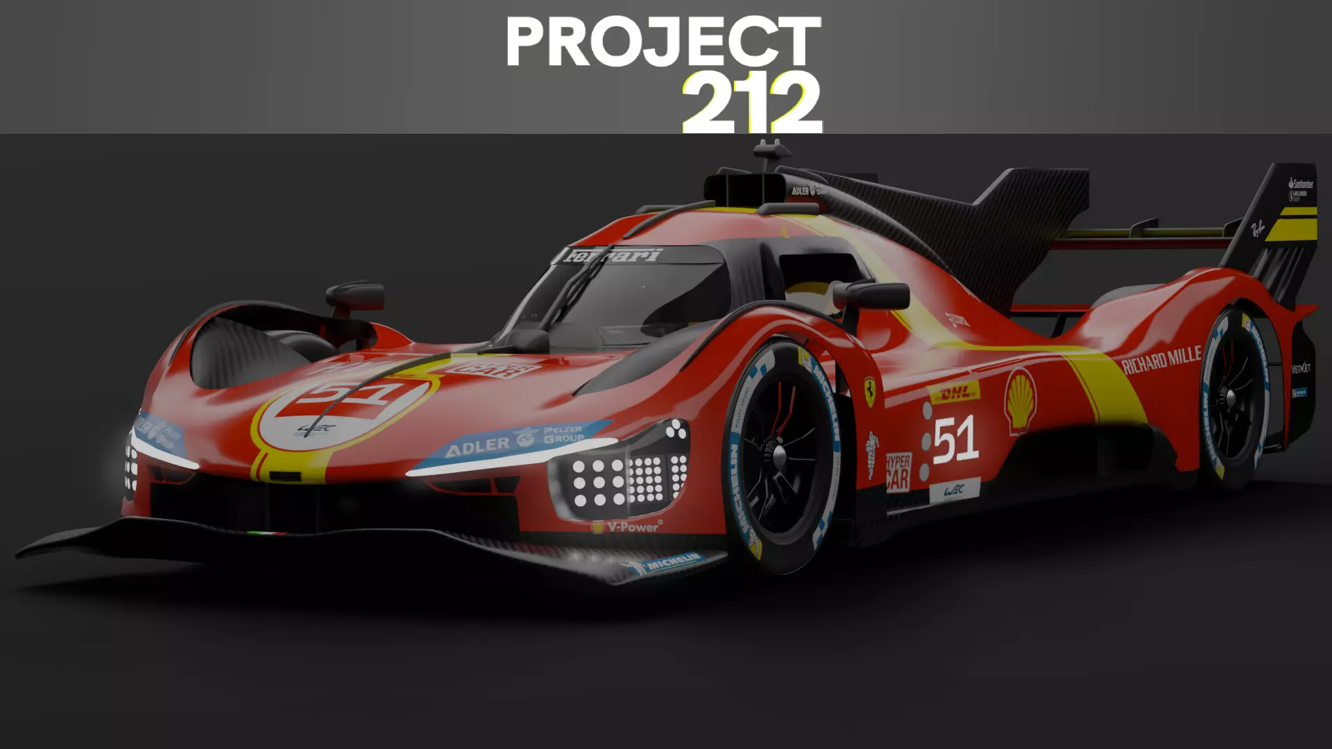 Ferrari 499P 3D model_0