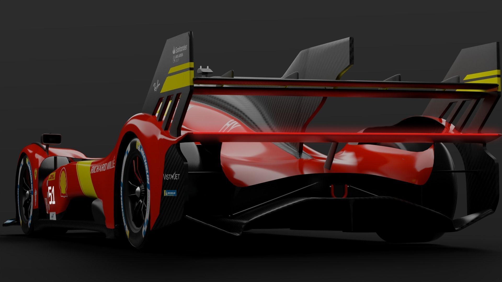 Ferrari 499P 3D model_6