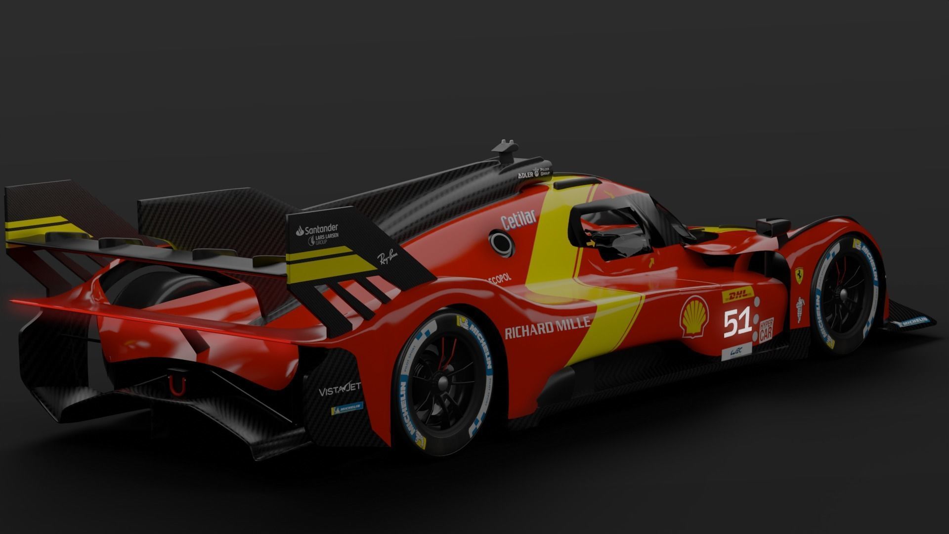 Ferrari 499P 3D model_7