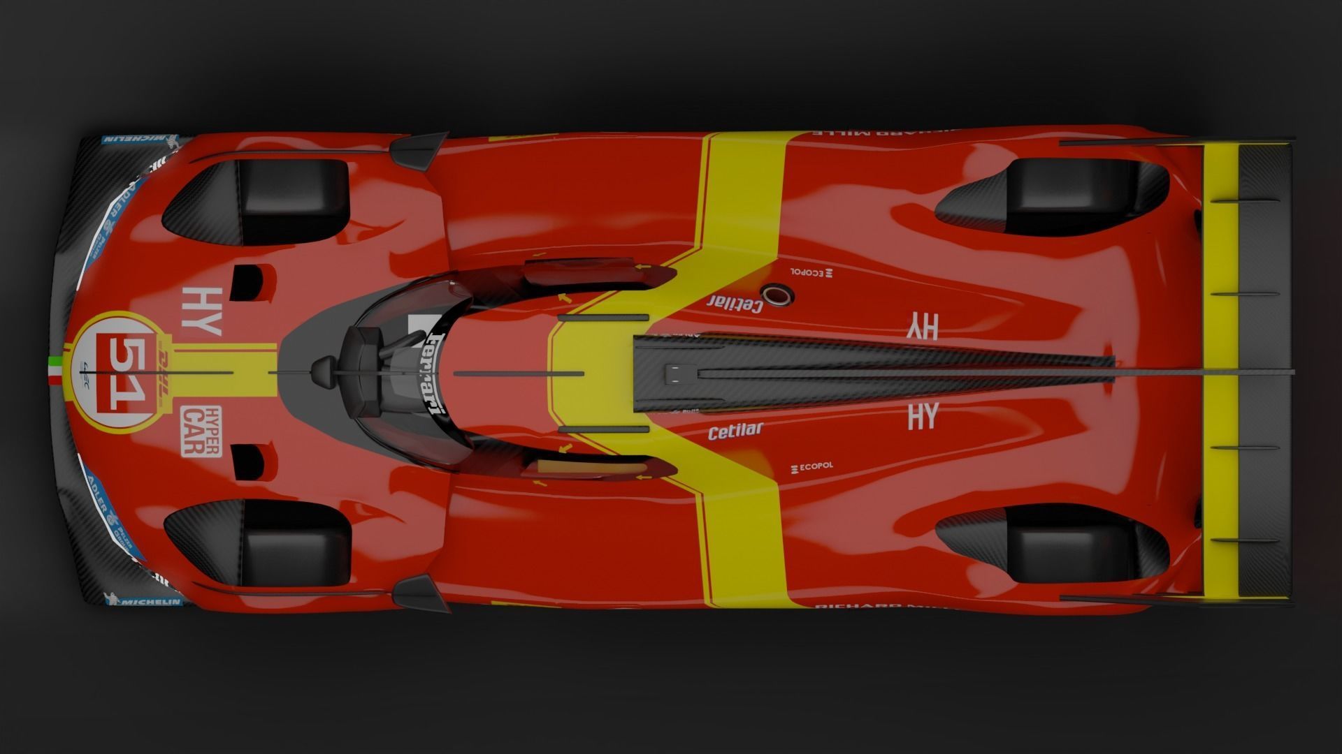 Ferrari 499P 3D model_11
