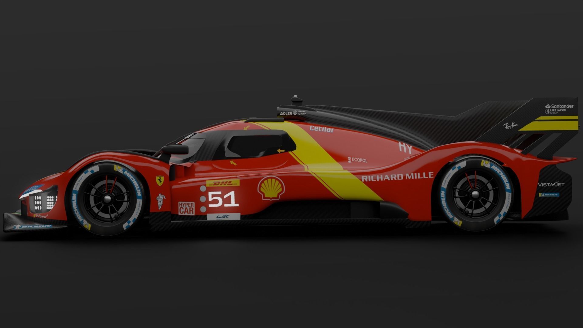 Ferrari 499P 3D model_10