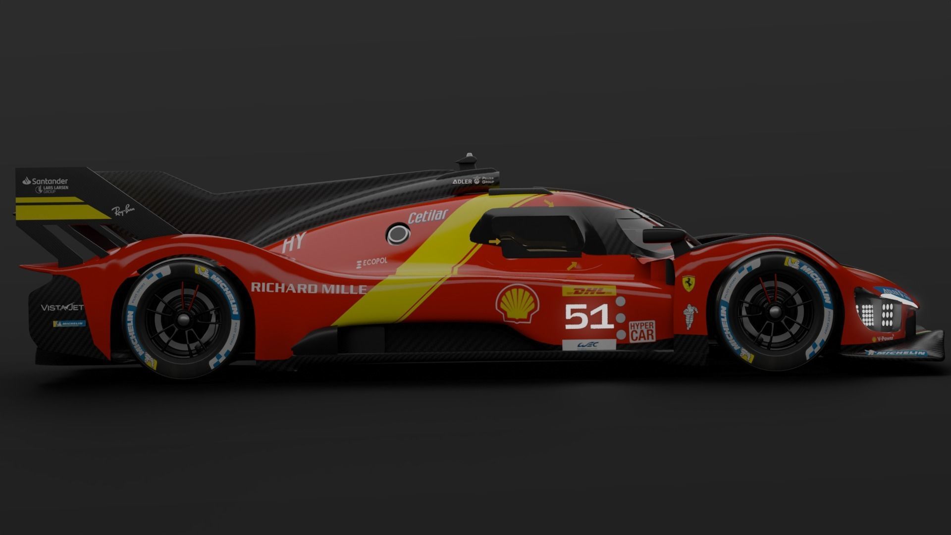 Ferrari 499P 3D model_8