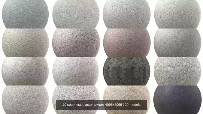 20 seamless plaster texture 4096x4096