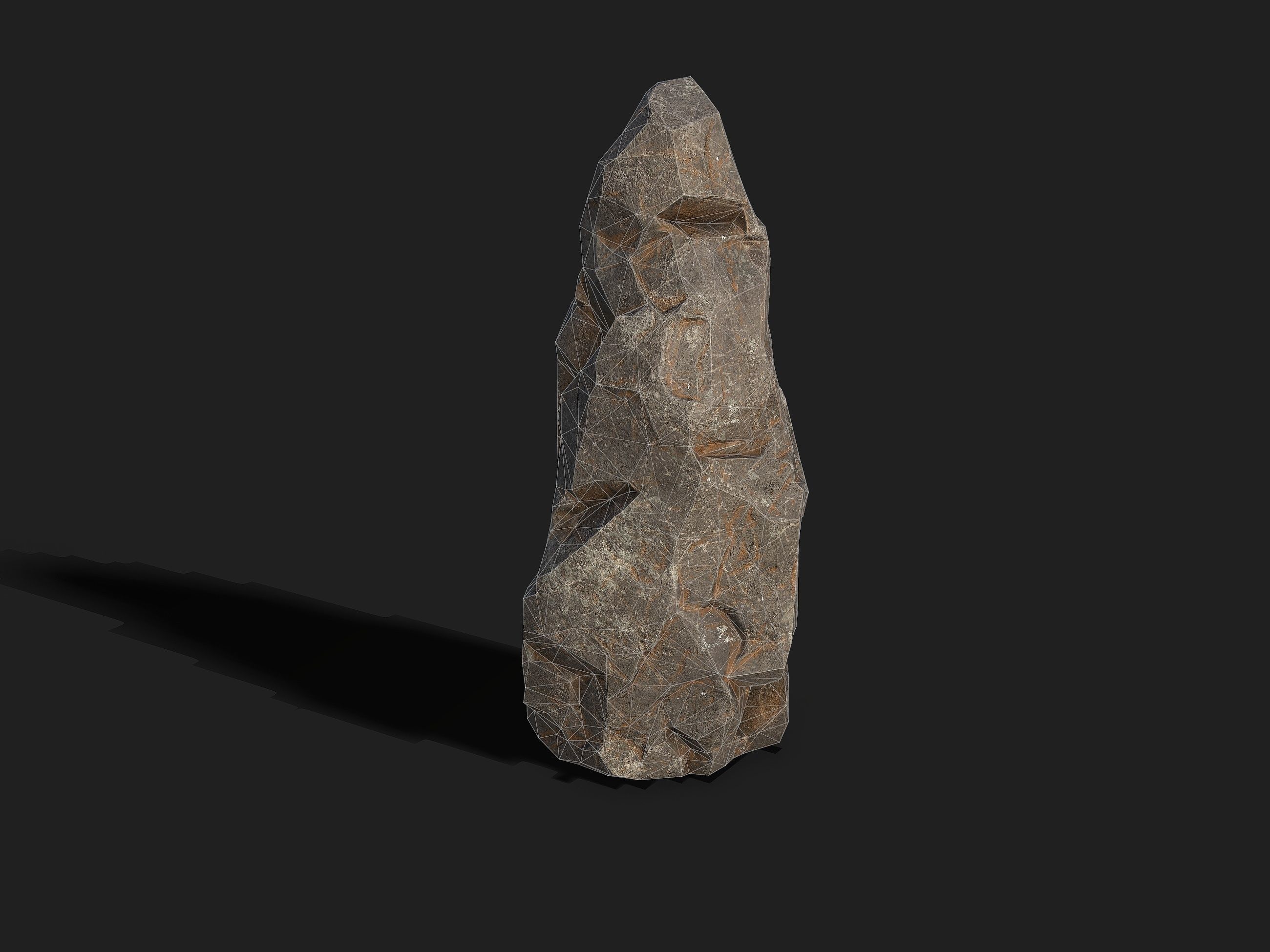Mountain cliff Rocks - 3D Models PBR Pack 01 Low-poly 3D model_14