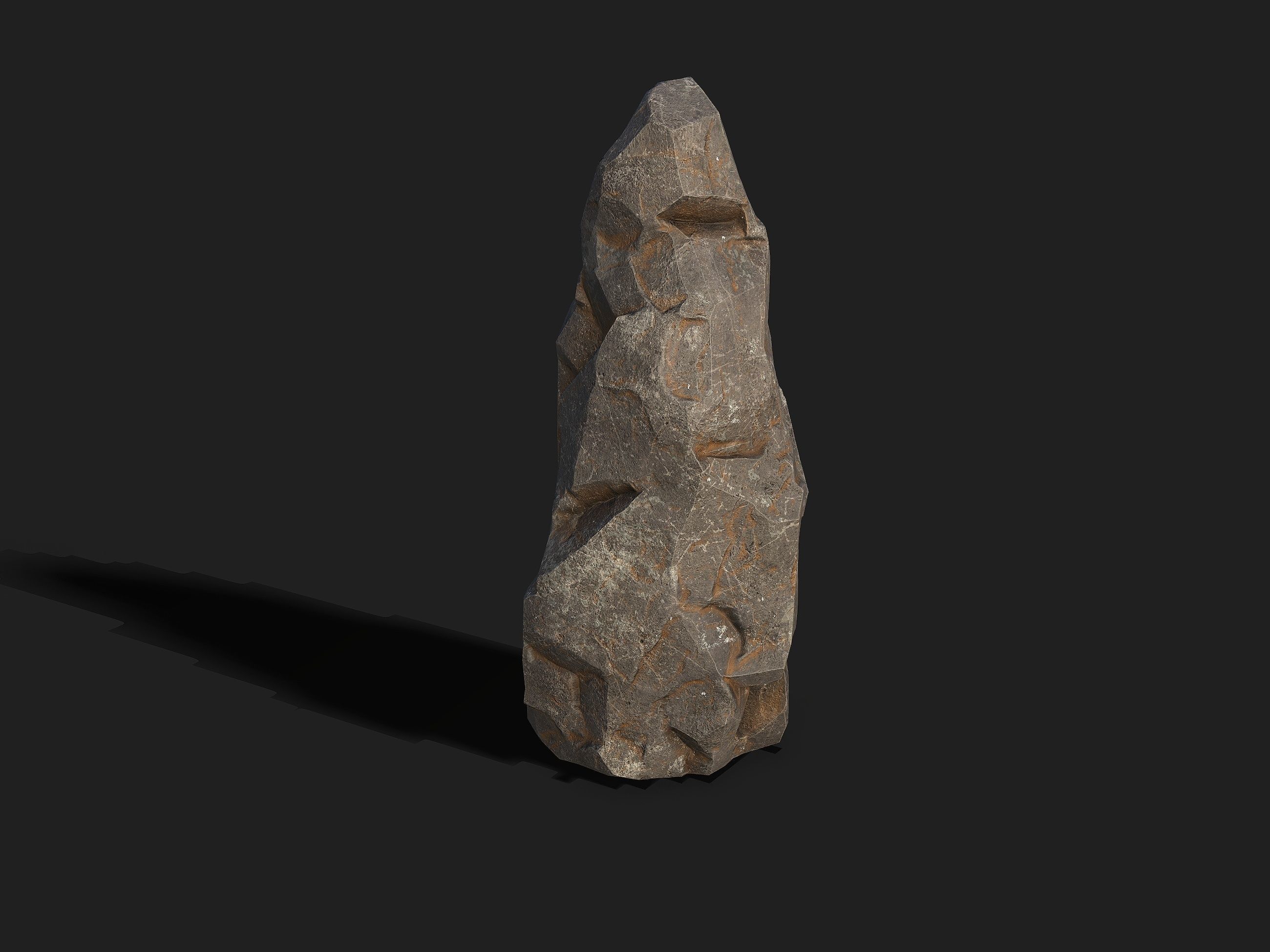 Mountain cliff Rocks - 3D Models PBR Pack 01 Low-poly 3D model_13