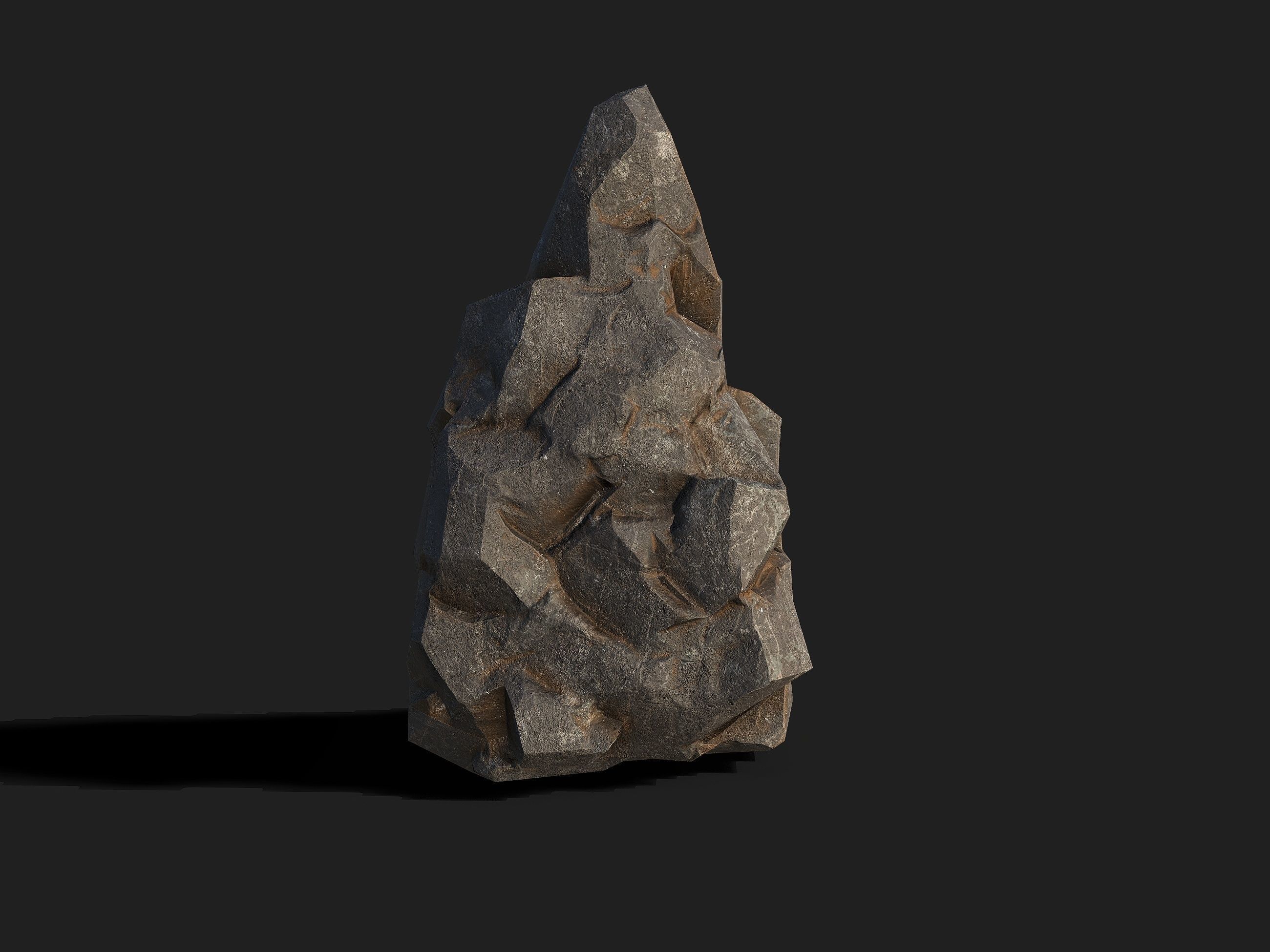 Mountain cliff Rocks - 3D Models PBR Pack 01 Low-poly 3D model_19