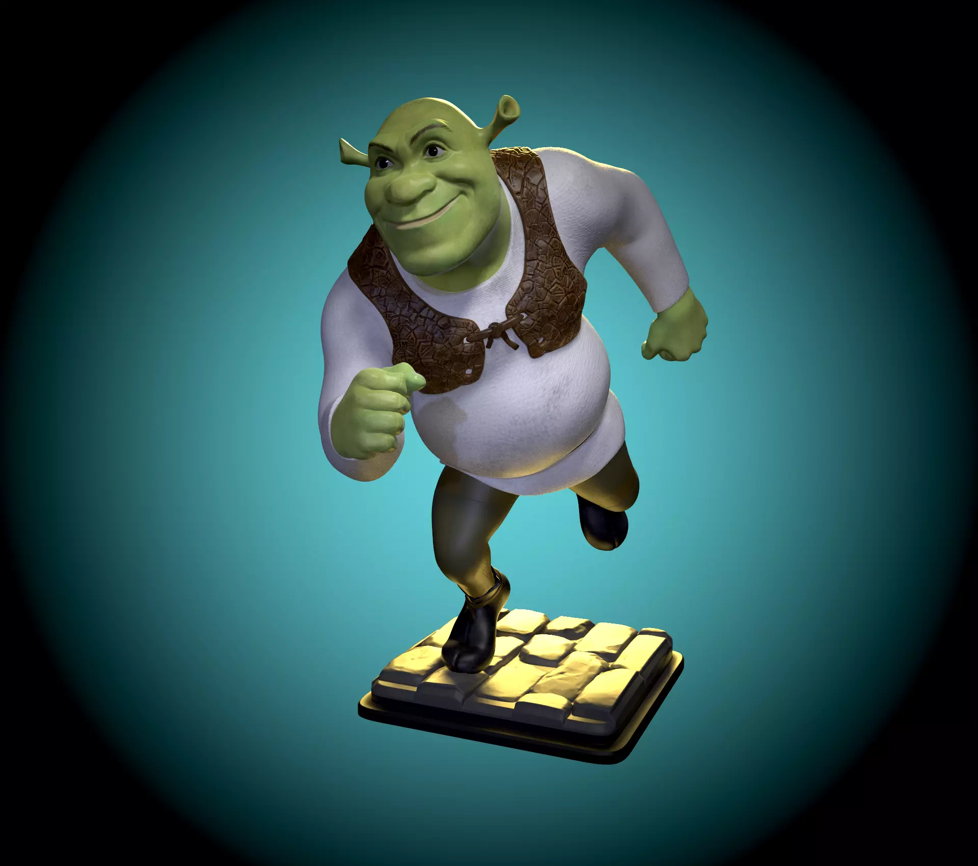 Shrek fan art 3D print model_0