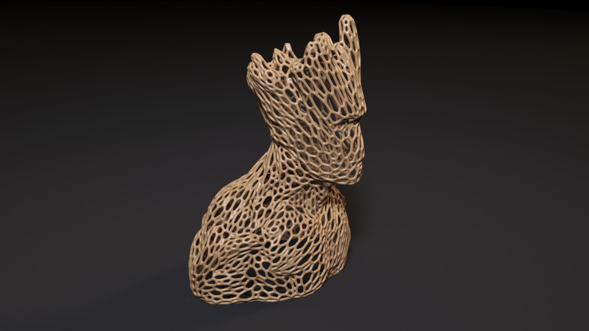 Groot 2 3D print model_6